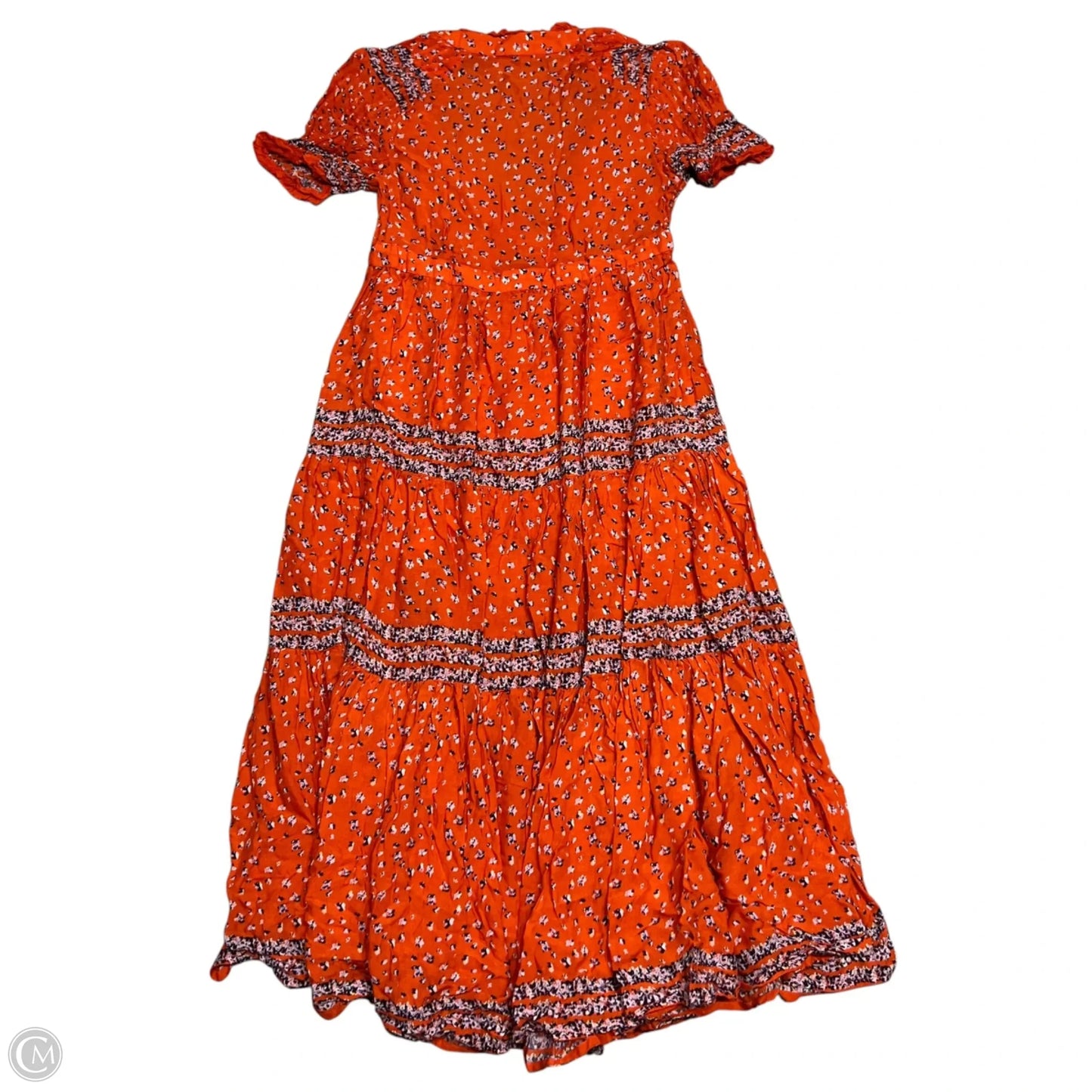 Dress Casual Maxi By Free People In Blue & Orange, Size: Xs