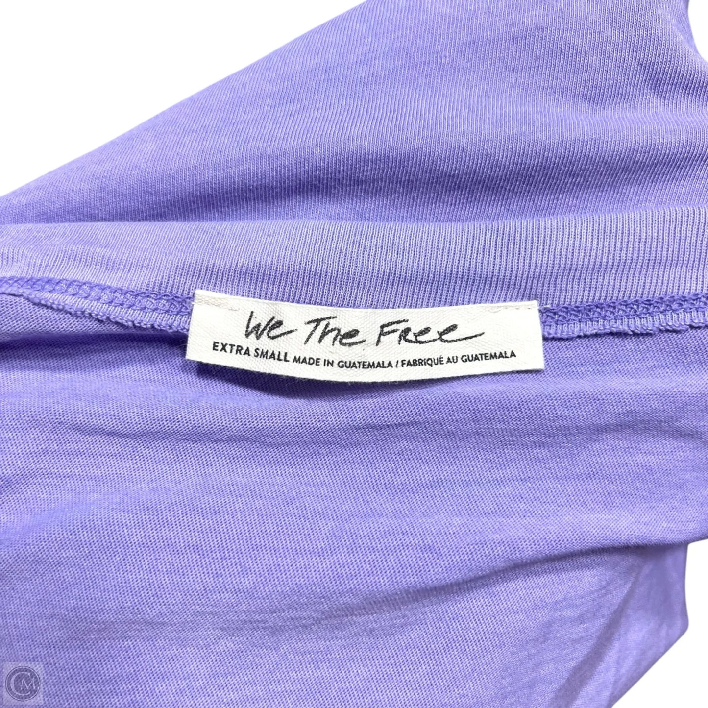 Top Short Sleeve By We The Free In Purple, Size: Xs