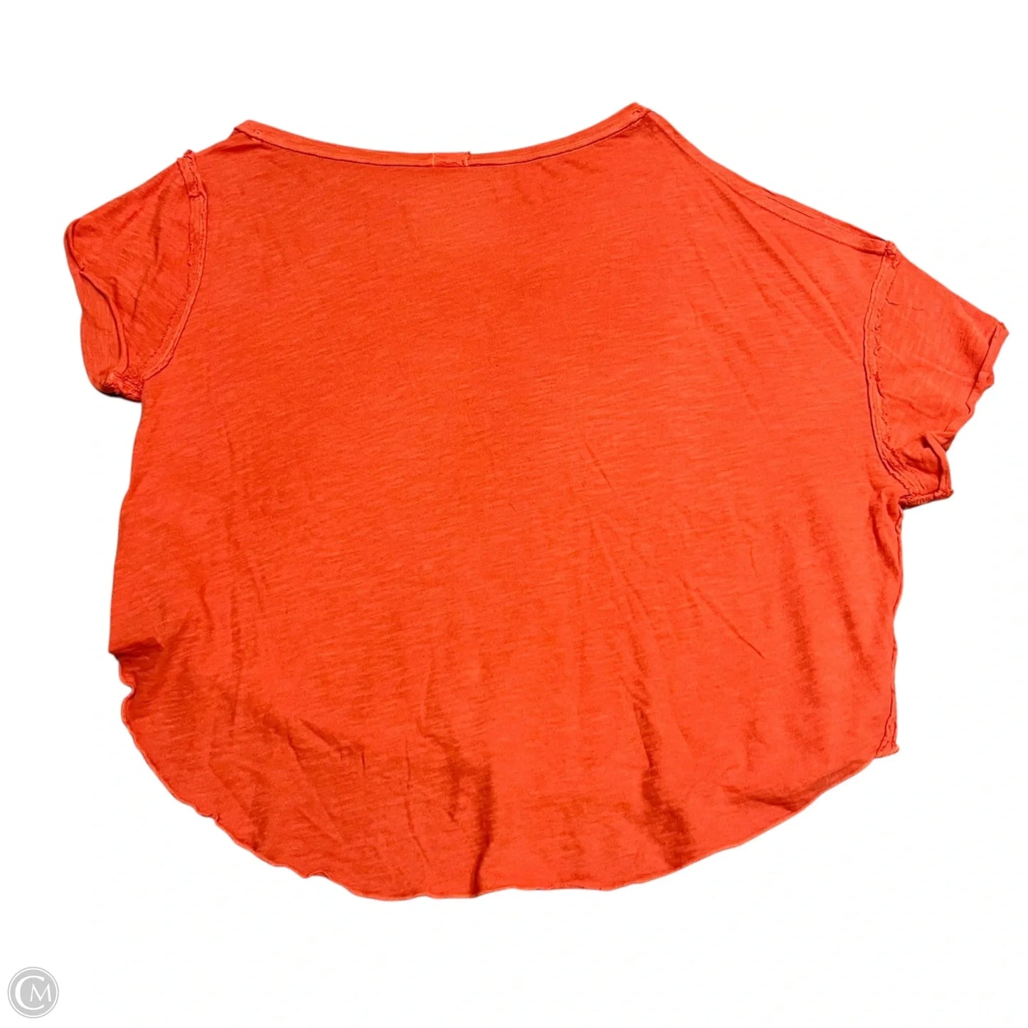 Top Short Sleeve By We The Free In Orange, Size: Xs