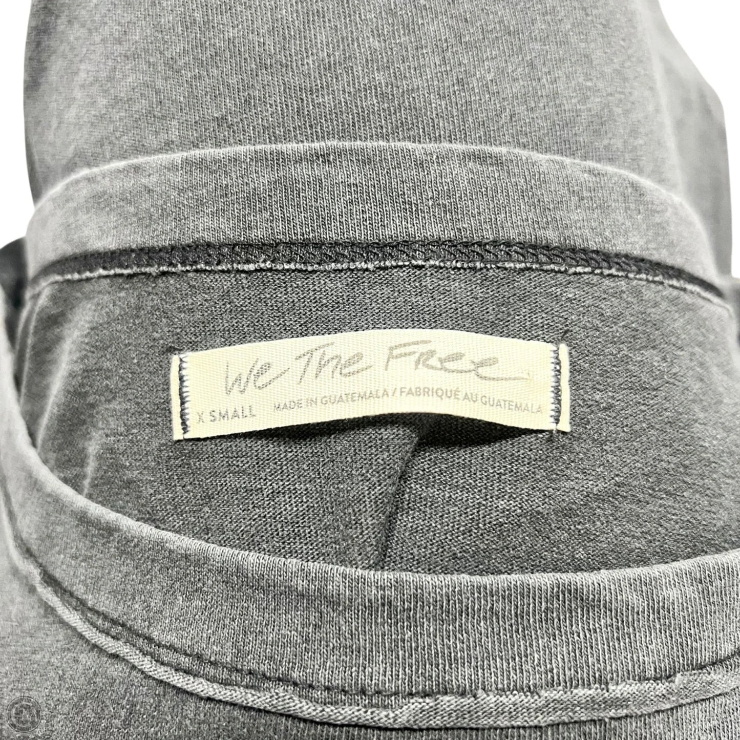 Top Short Sleeve By We The Free In Grey, Size: Xs