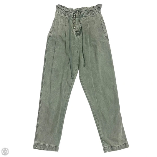 Pants Cargo & Utility By Free People In Green Denim, Size: 0