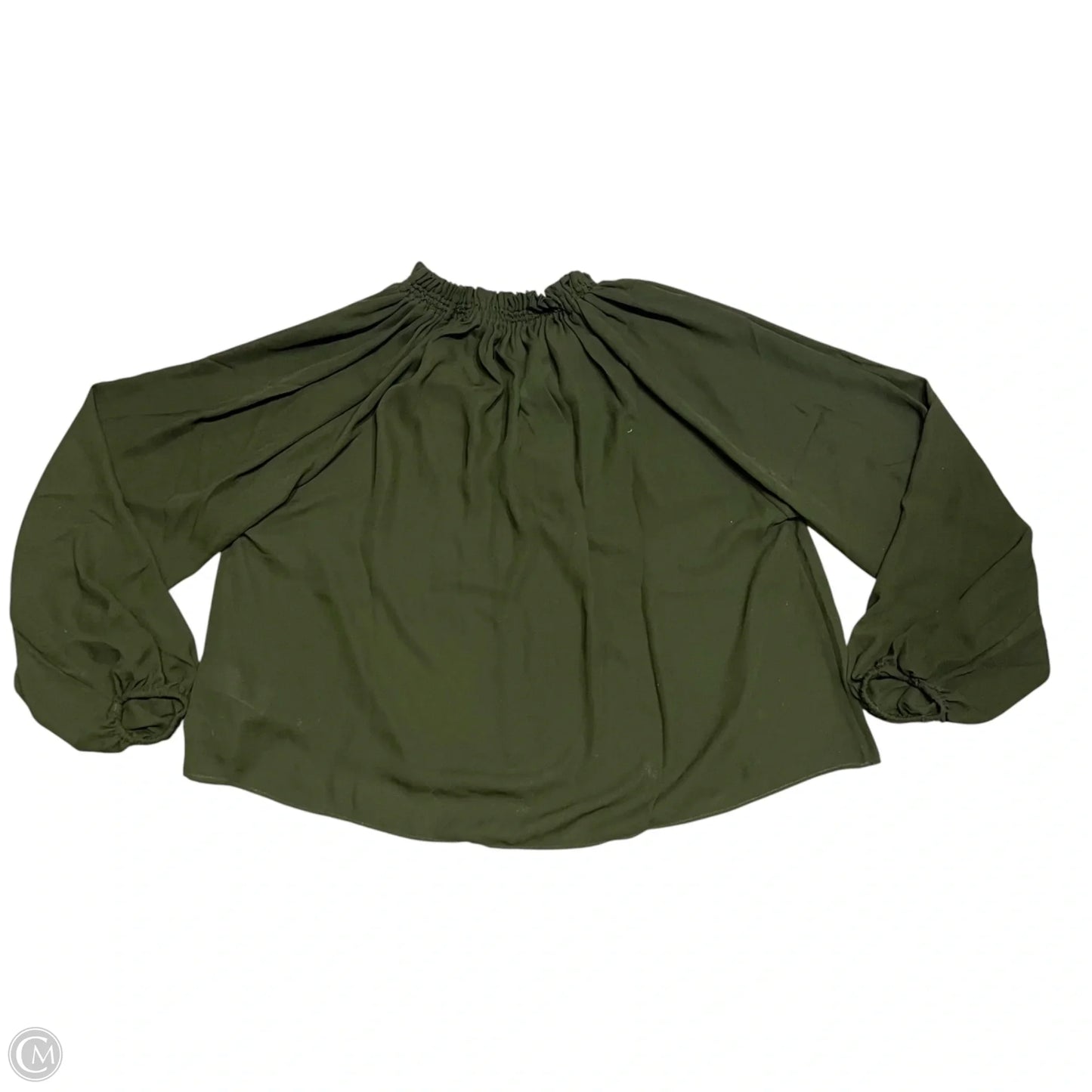 Top Long Sleeve By Madewell In Green, Size: Xs