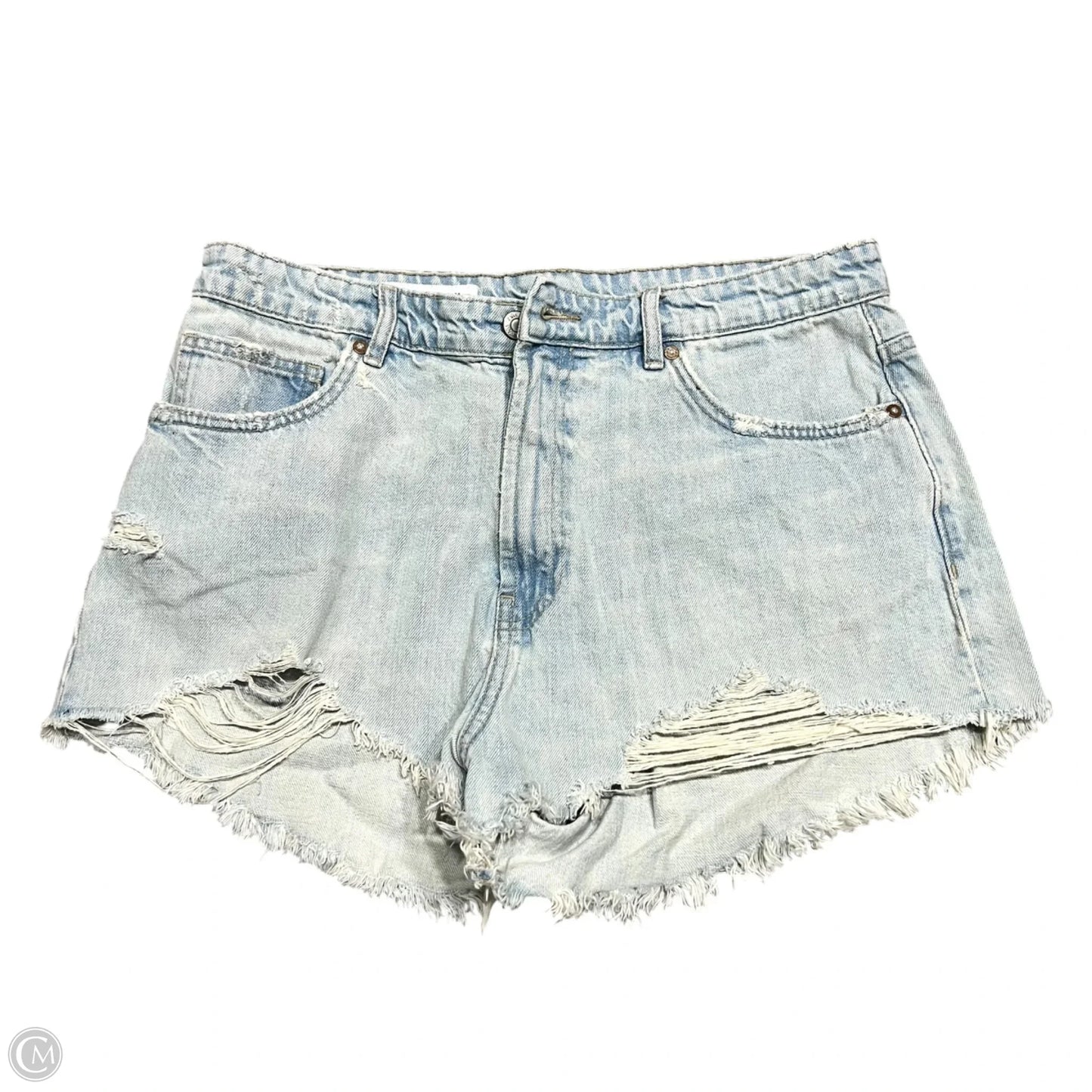 Shorts By Zara In Blue Denim, Size: 12