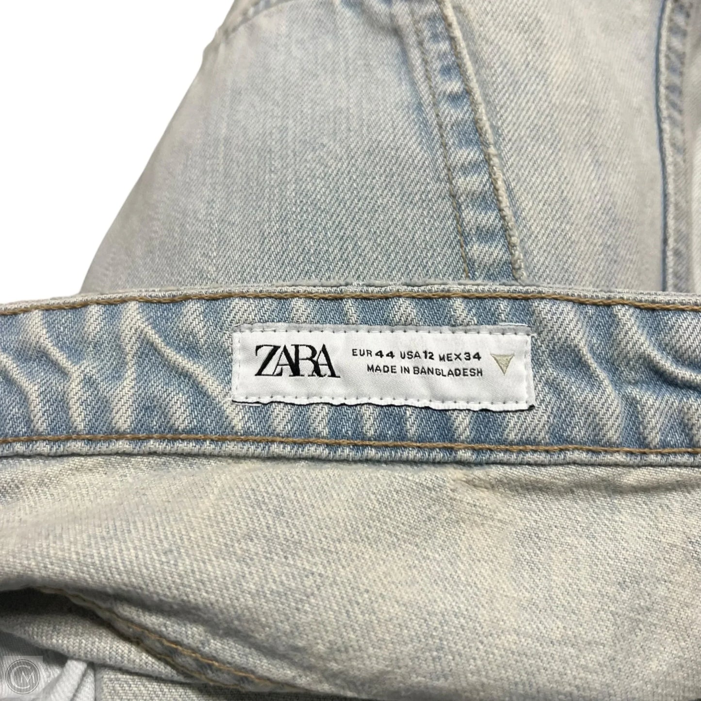 Shorts By Zara In Blue Denim, Size: 12