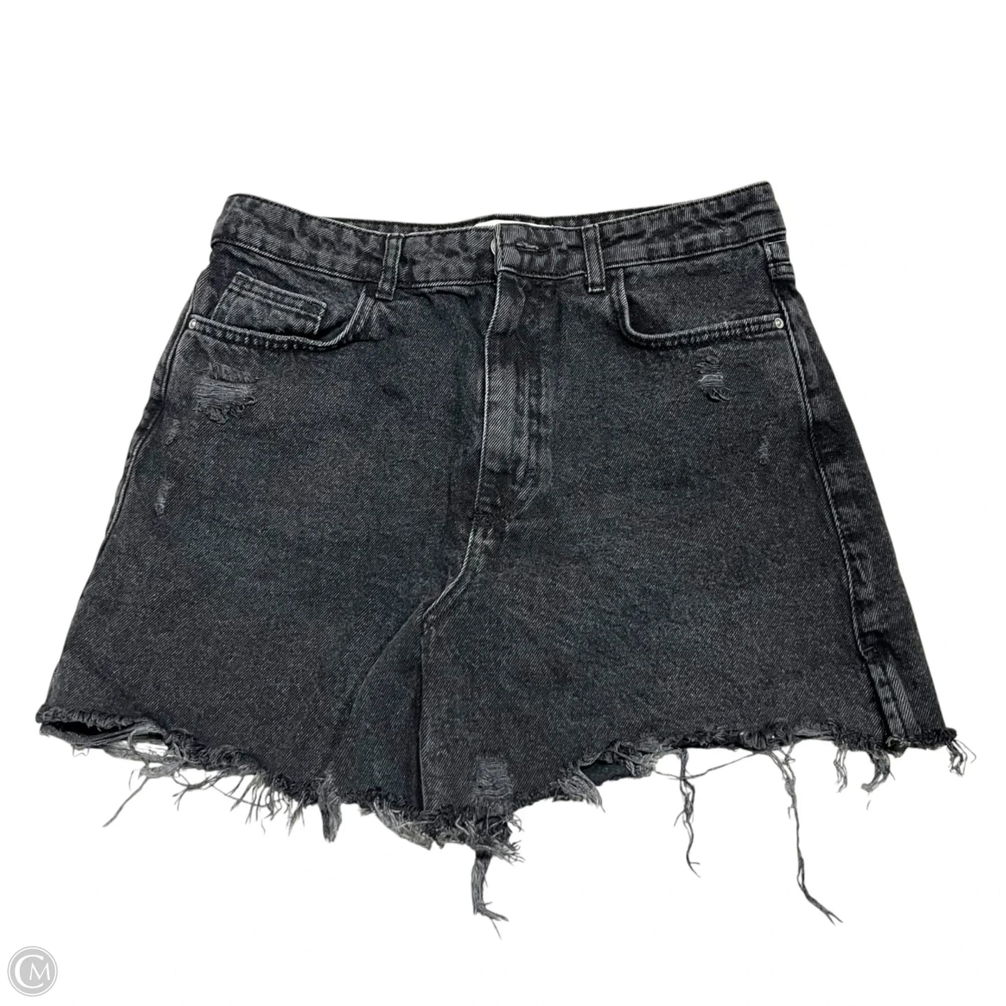 Shorts By Zara In Black Denim, Size: 10