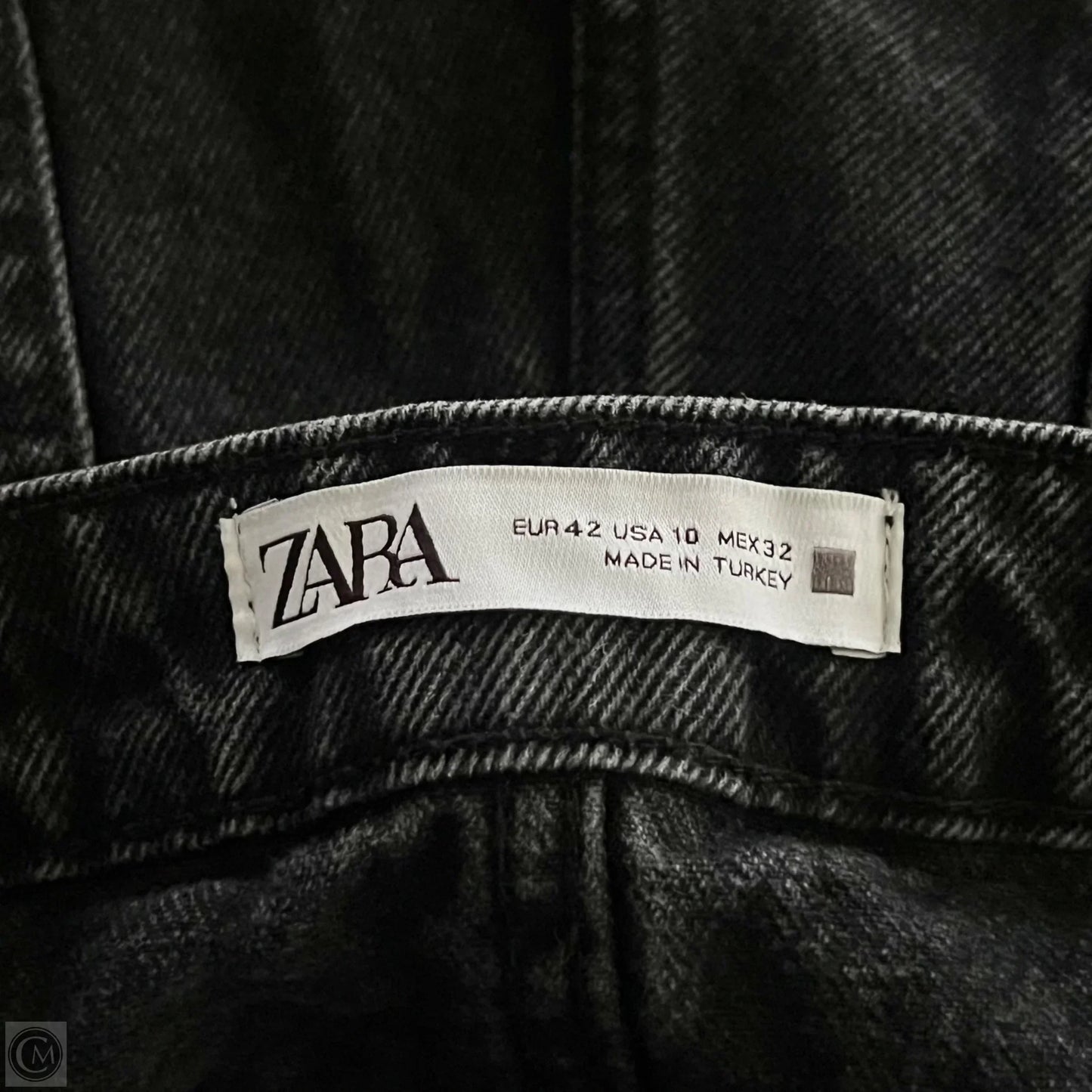 Shorts By Zara In Black Denim, Size: 10
