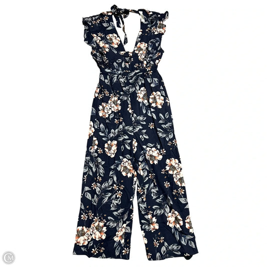 Jumpsuit By Saltwater Luxe In Grey & Pink, Size: Xs
