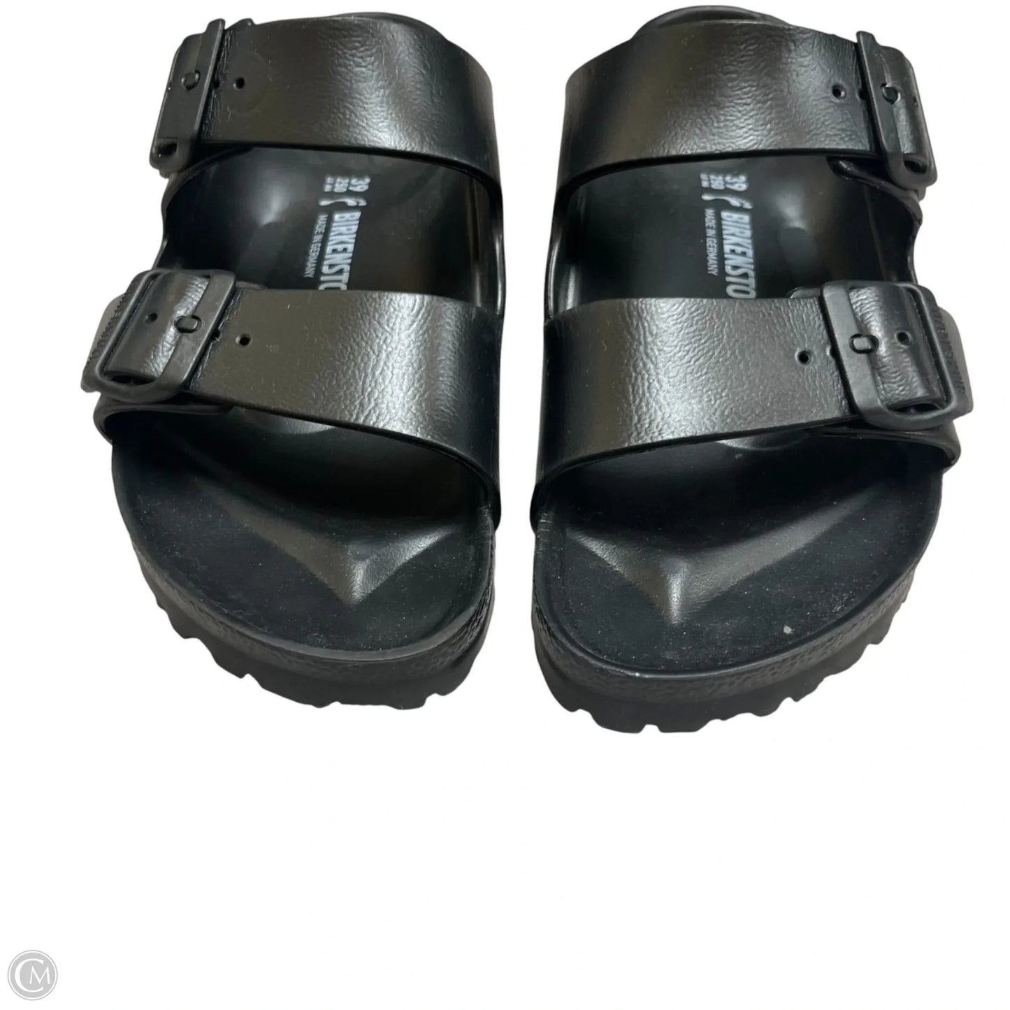 Sandals Flats By Birkenstock In Black, Size: 8.5