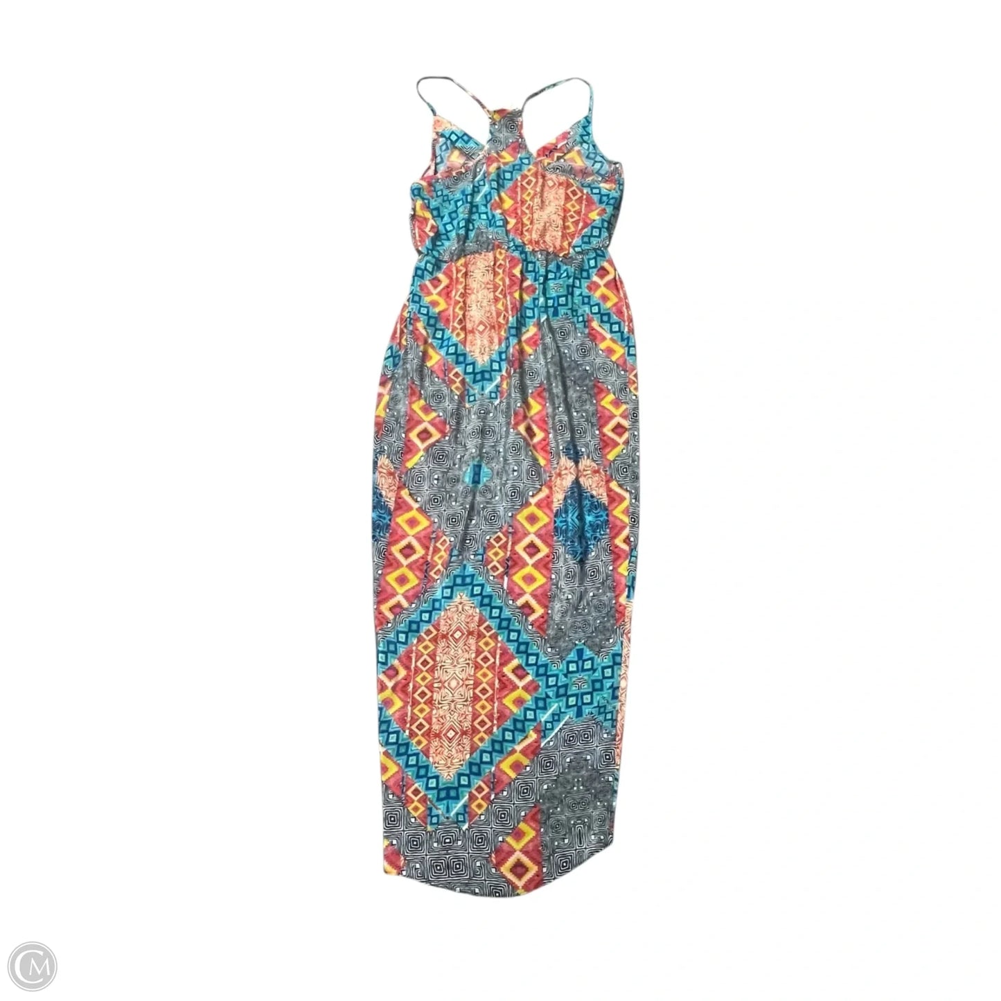 Dress Casual Midi By Amanda Uprichard In Blue & Orange, Size: S