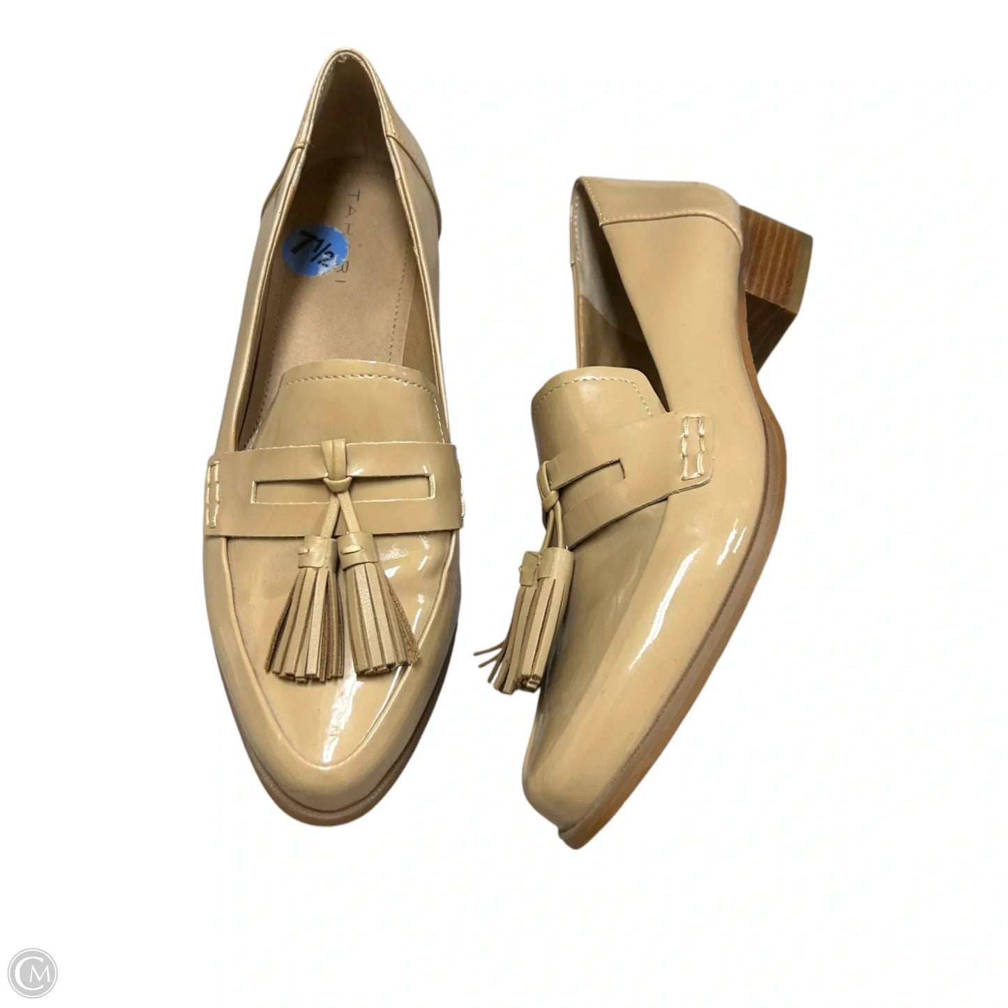 Shoes Heels Platform By Tahari In Tan, Size: 7.5