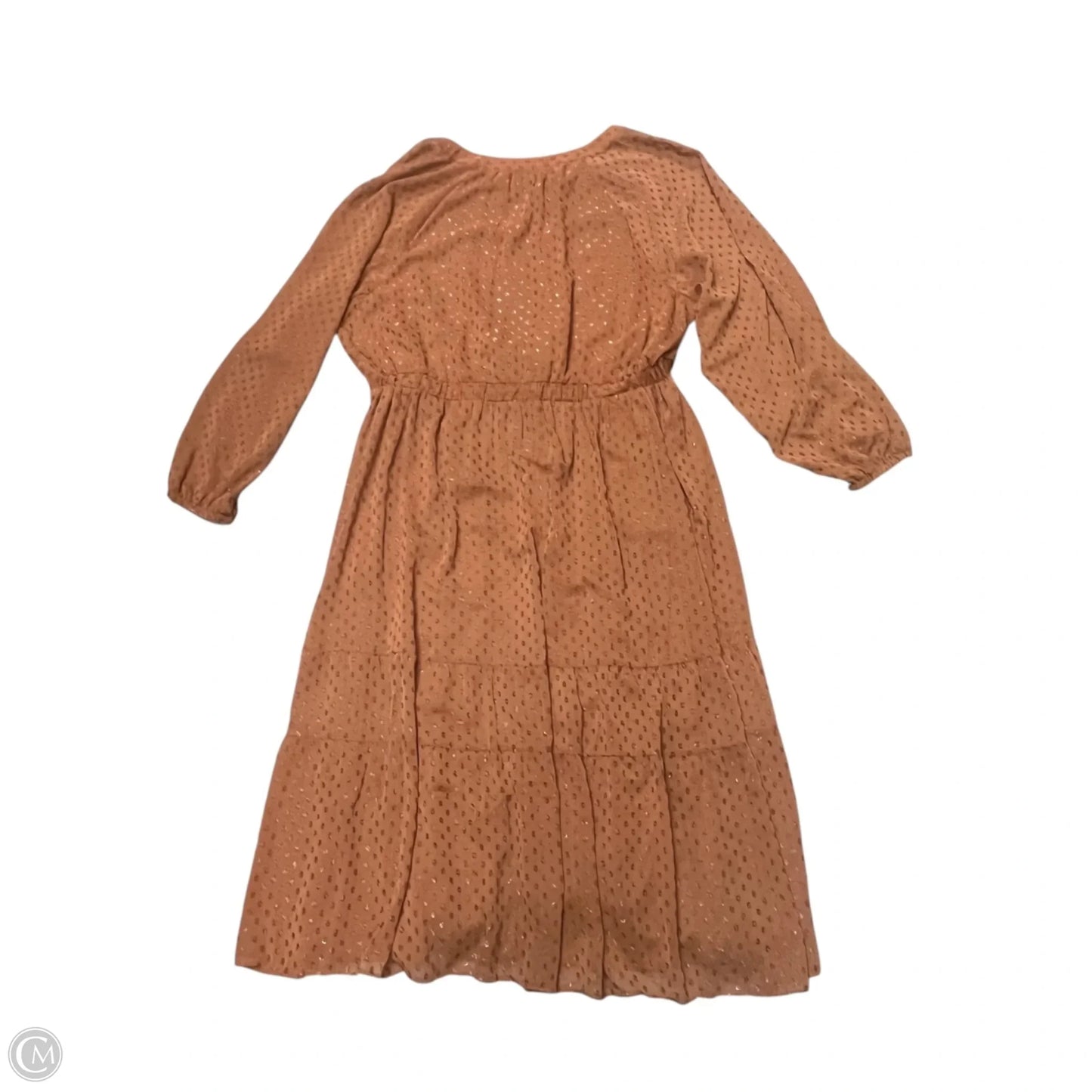 Dress Casual Maxi By Lane Bryant In Brown, Size: 3x
