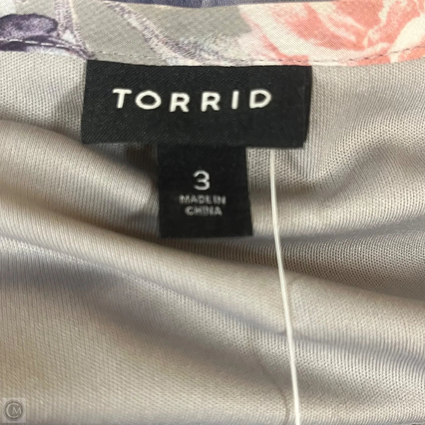 Dress Casual Maxi By Torrid In Grey & Pink, Size: 3x
