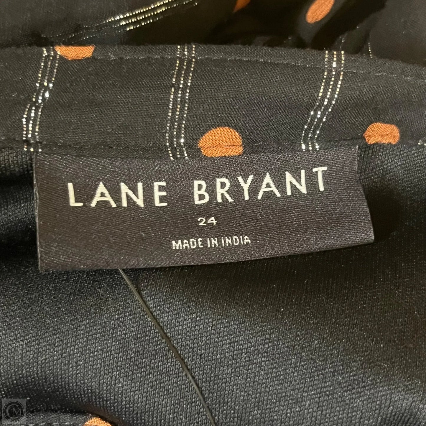 Dress Casual Maxi By Lane Bryant In Black & Orange, Size: 3x