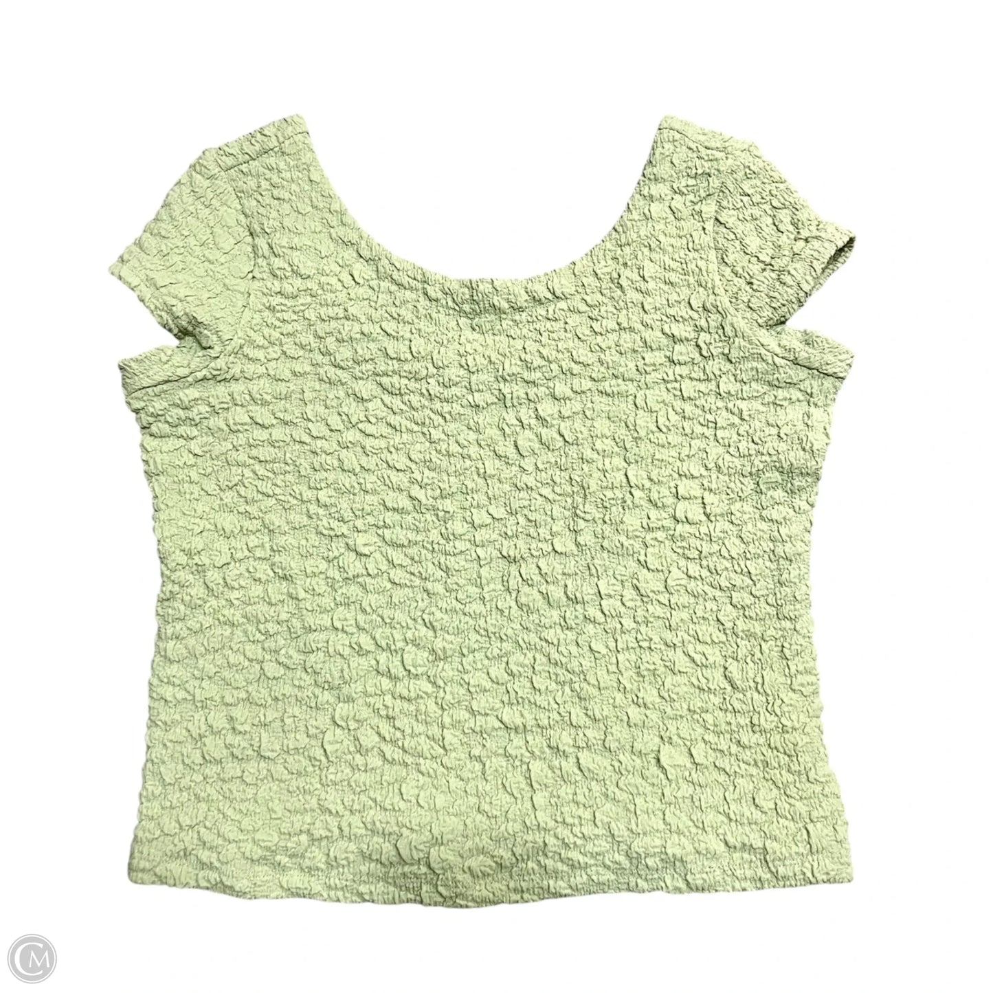 Top Short Sleeve By Maeve In Green, Size: M