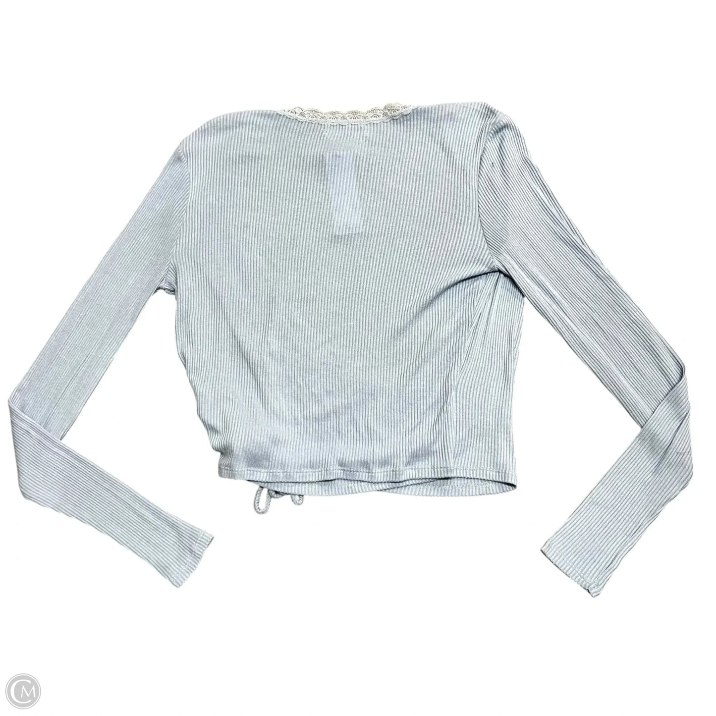 Top Long Sleeve By Urban Outfitters In Blue, Size: L