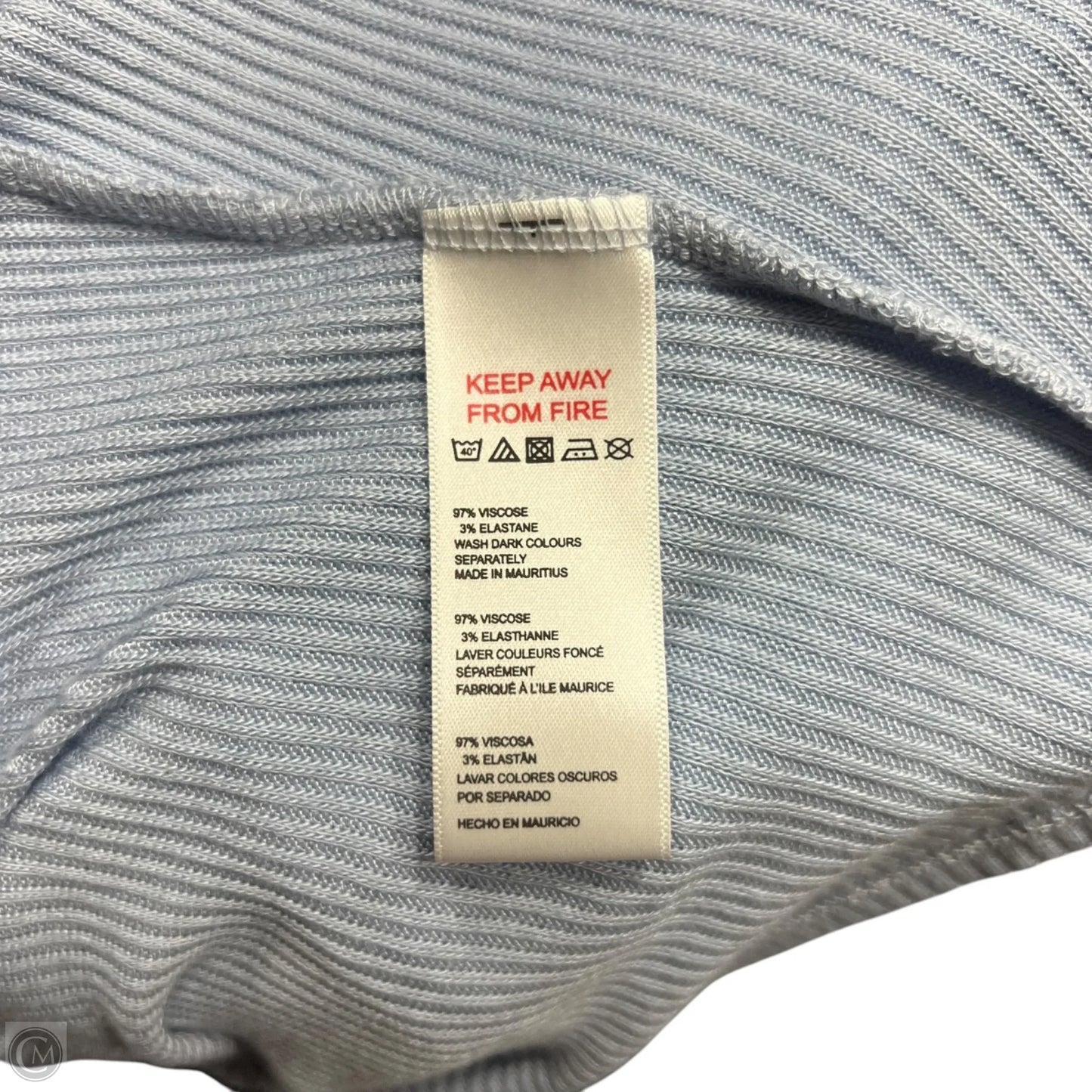Top Long Sleeve By Urban Outfitters In Blue, Size: L
