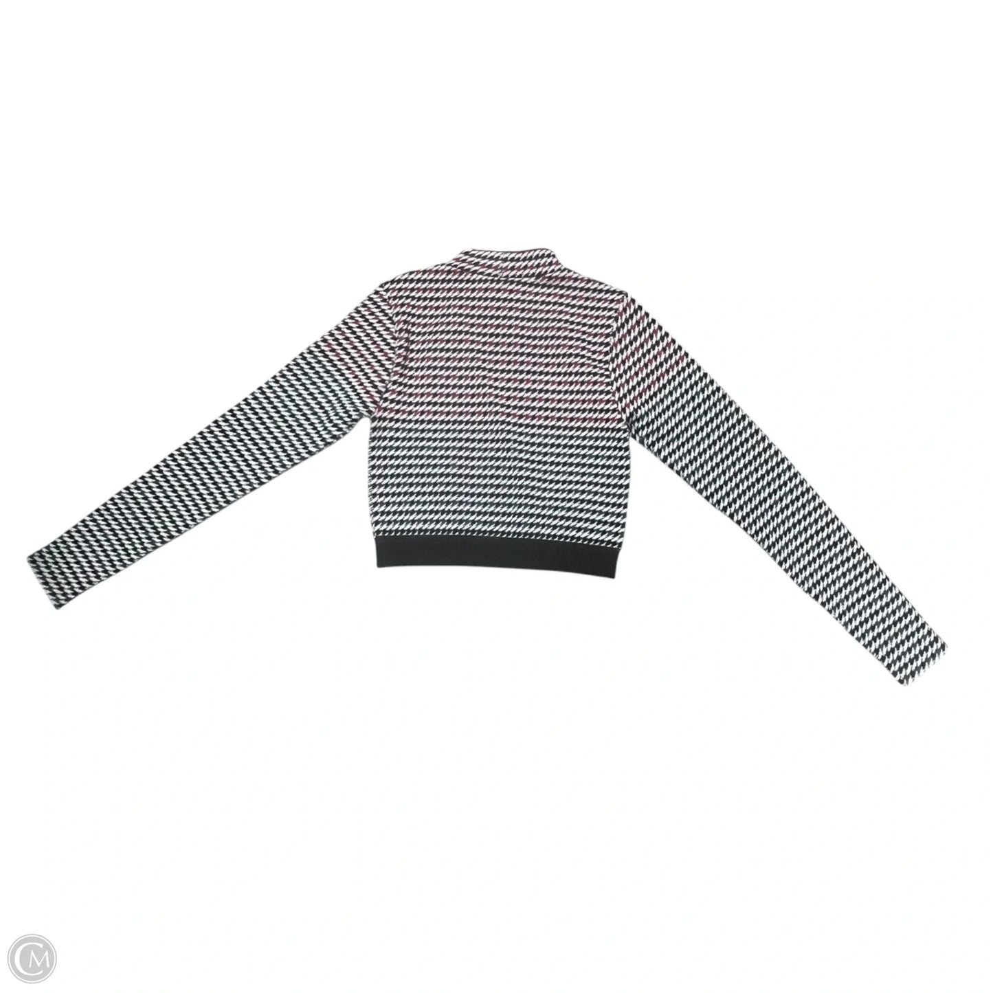 Athletic Top Long Sleeve Collar By Fabletics In Green & Red, Size: S