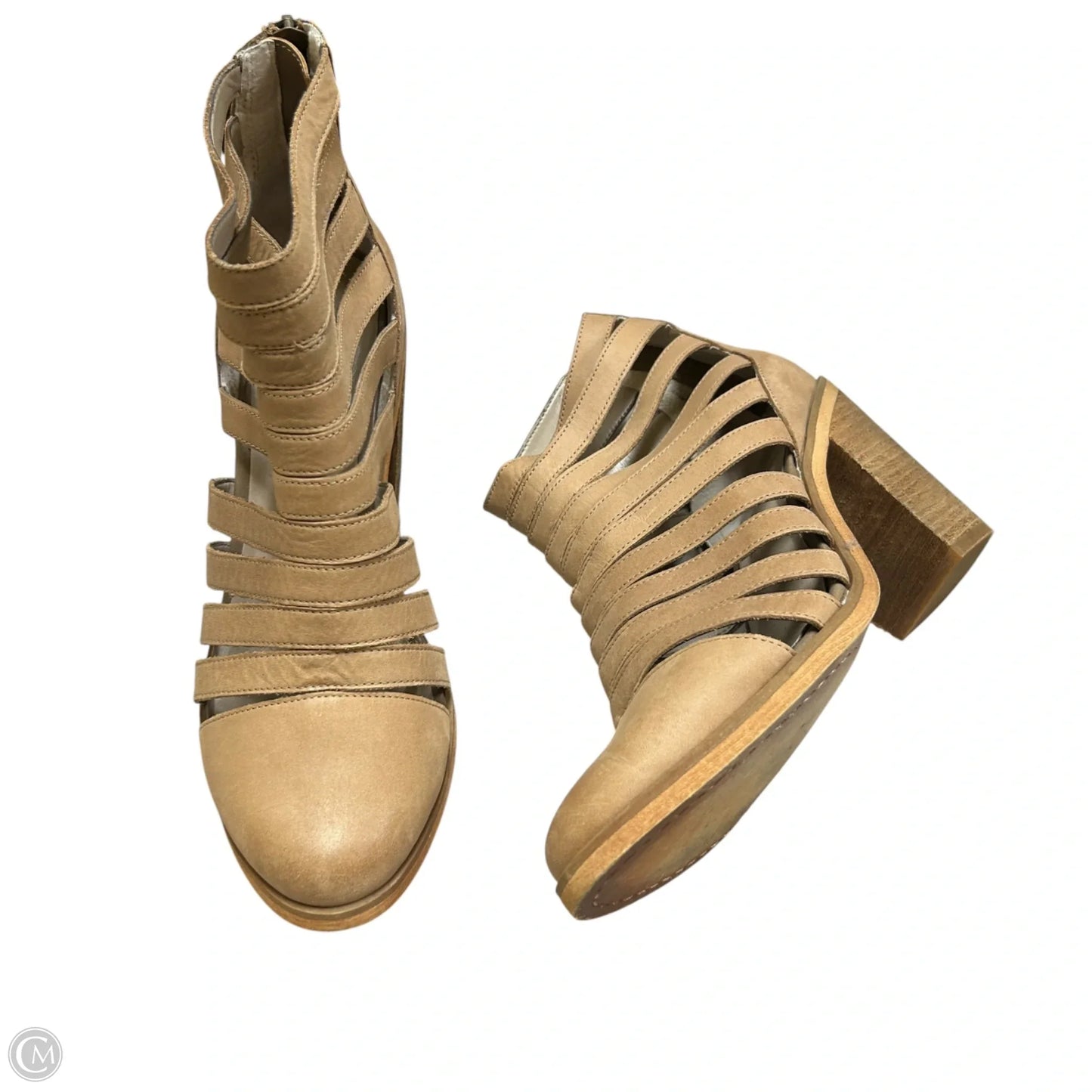 Shoes Heels Block By Hinge In Tan, Size: 8.5