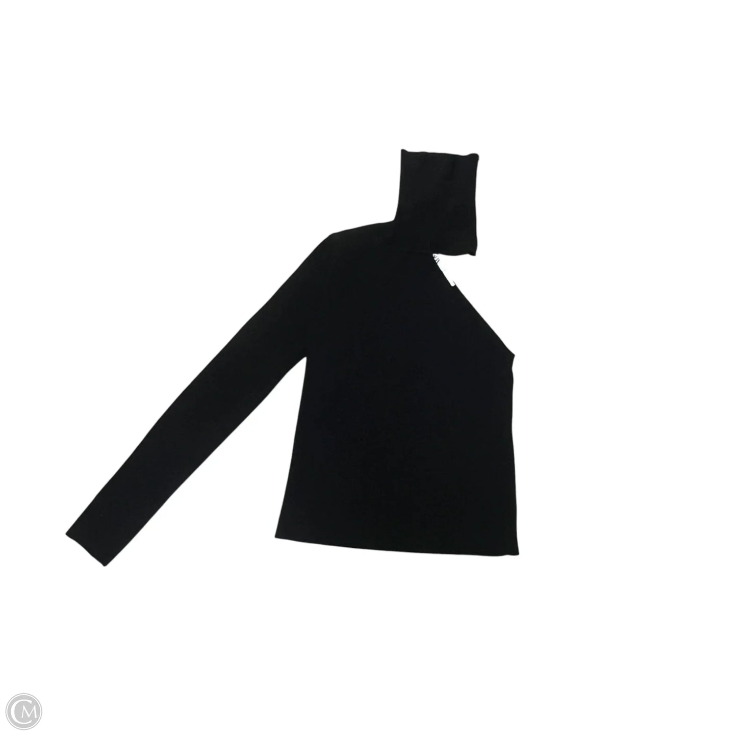 Top Long Sleeve By Zara In Black, Size: M