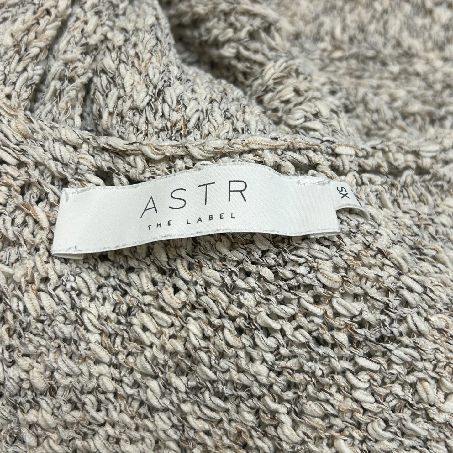 Top Sleeveless By Astr The Label In Brown & Cream, Size: Xs