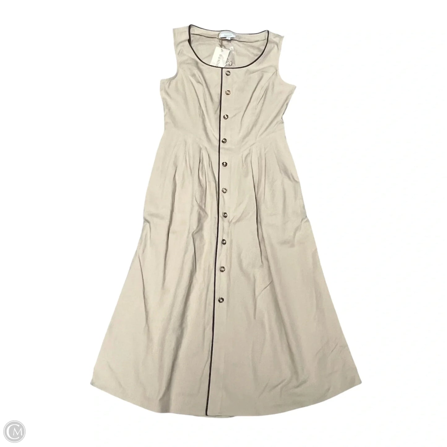 Dress Casual Maxi By Rihoas In Tan, Size: M