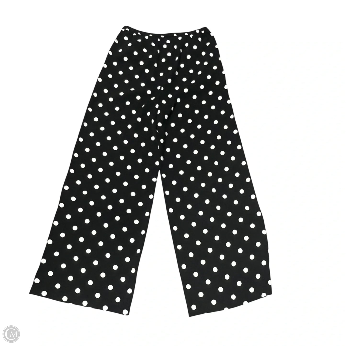 Pants Wide Leg By M&S In Polkadot Pattern, Size: 10