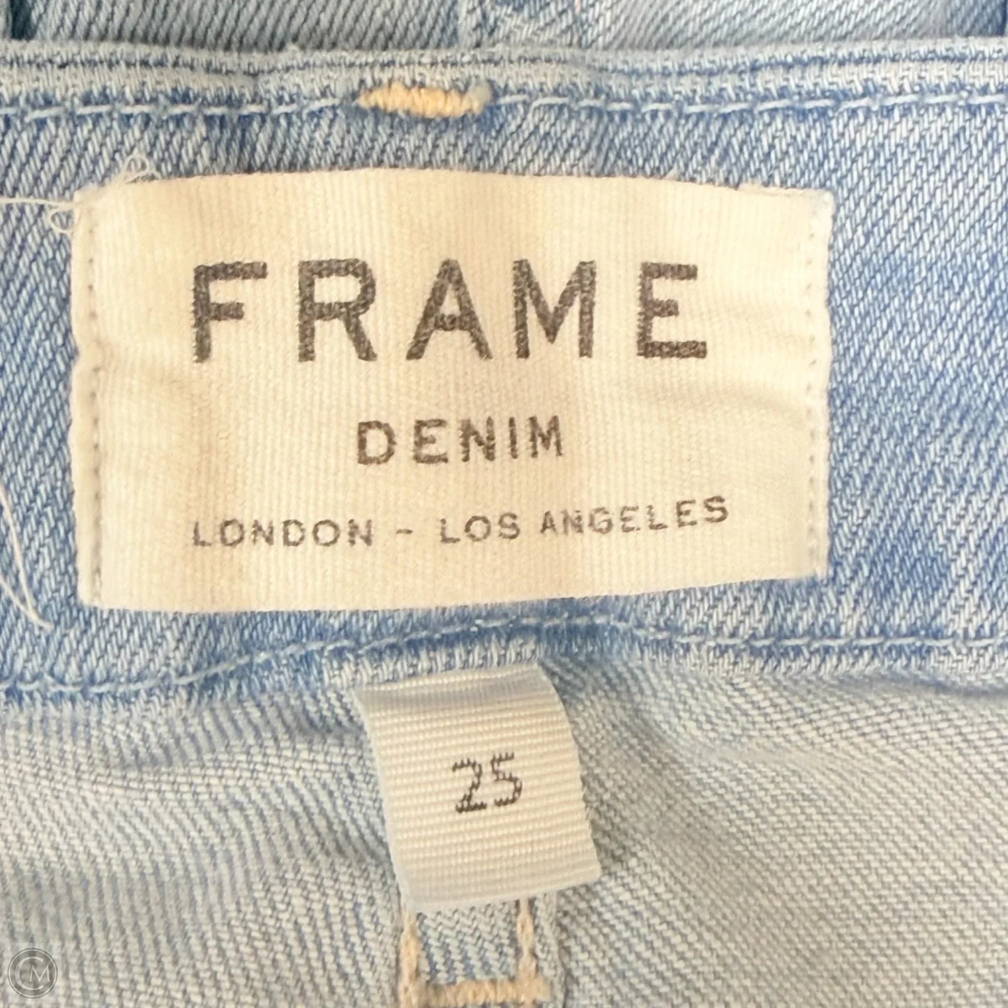 Jeans Boot Cut By Frame In Blue Denim, Size: 2
