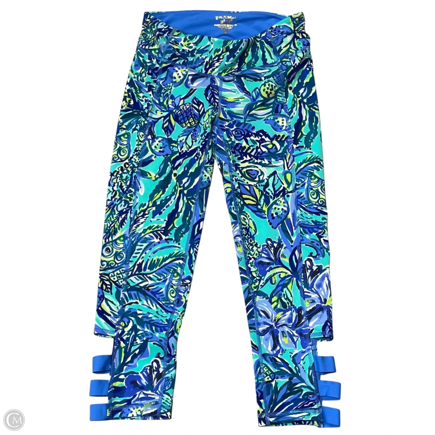 Pants Designer By Lilly Pulitzer In Blue & Green, Size: 4