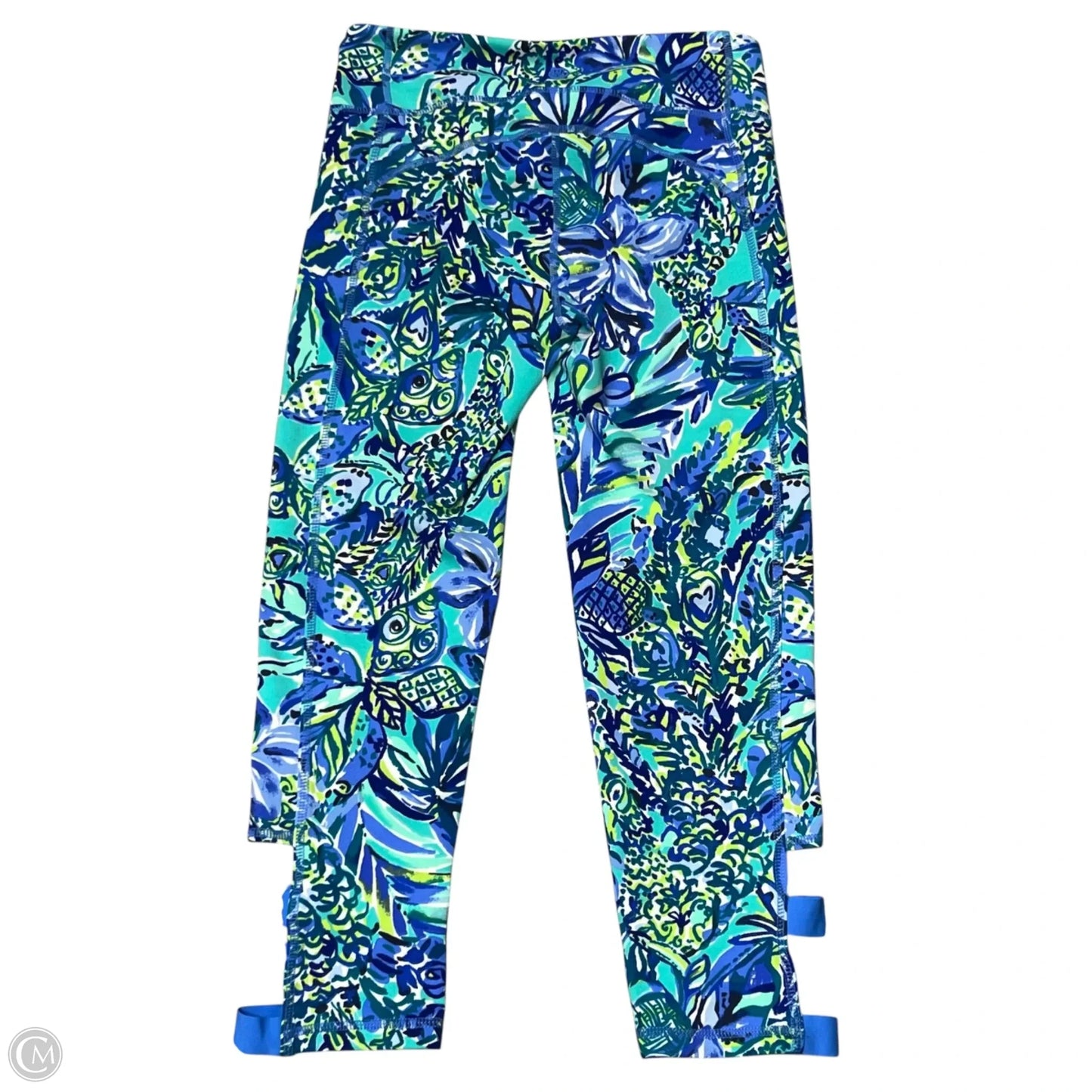 Pants Designer By Lilly Pulitzer In Blue & Green, Size: 4