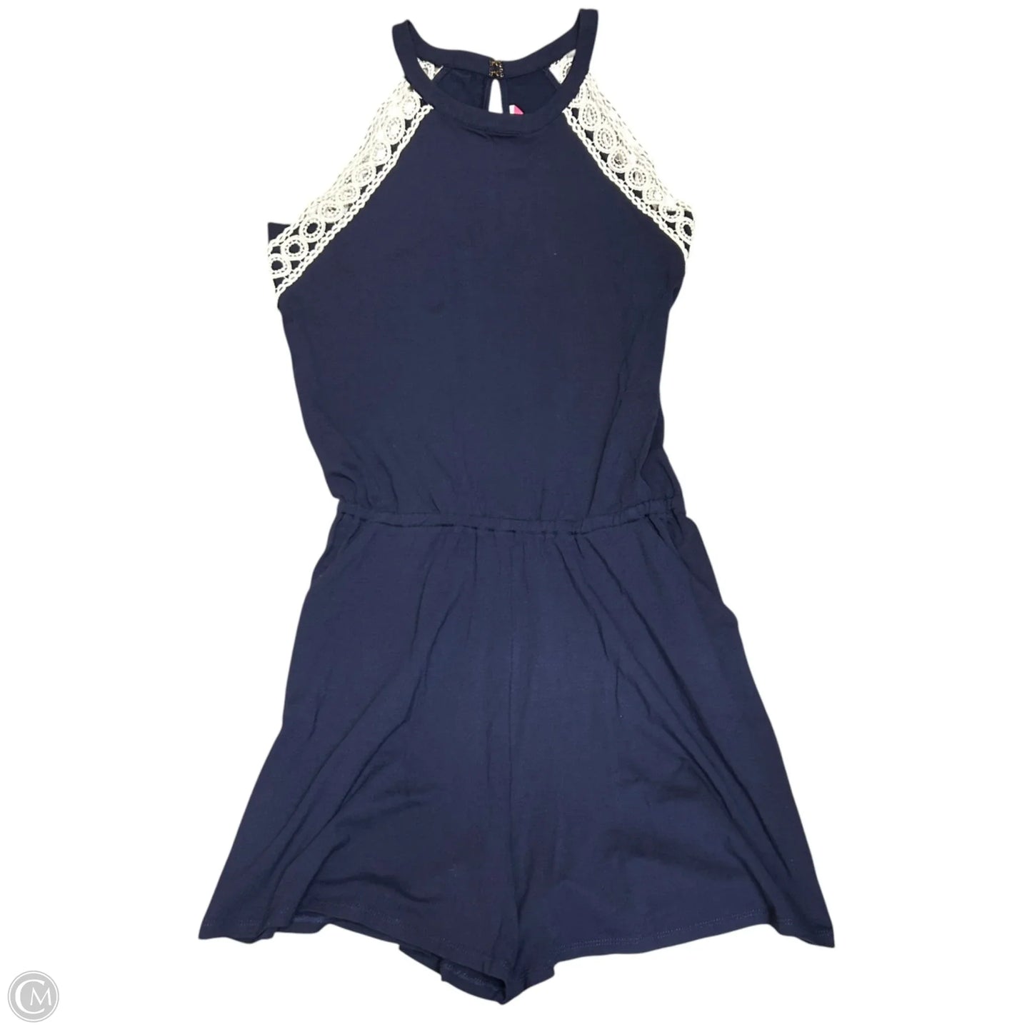 Romper Designer By Lilly Pulitzer In Blue, Size: M