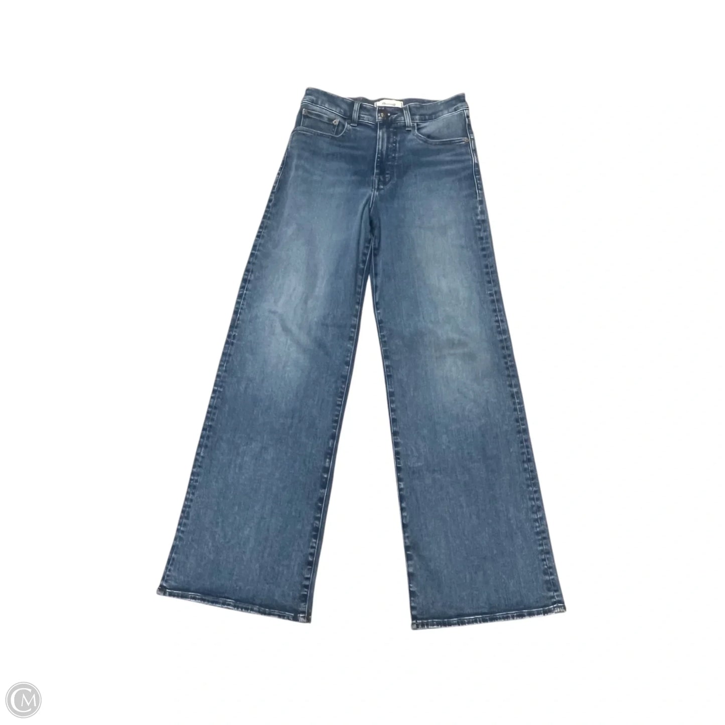 Jeans Wide Leg By Madewell In Blue Denim, Size: 2