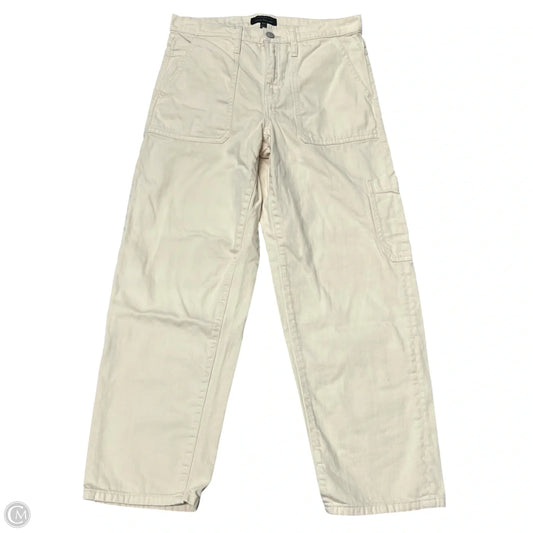 Jeans Wide Leg By Banana Republic In Tan Denim, Size: 6