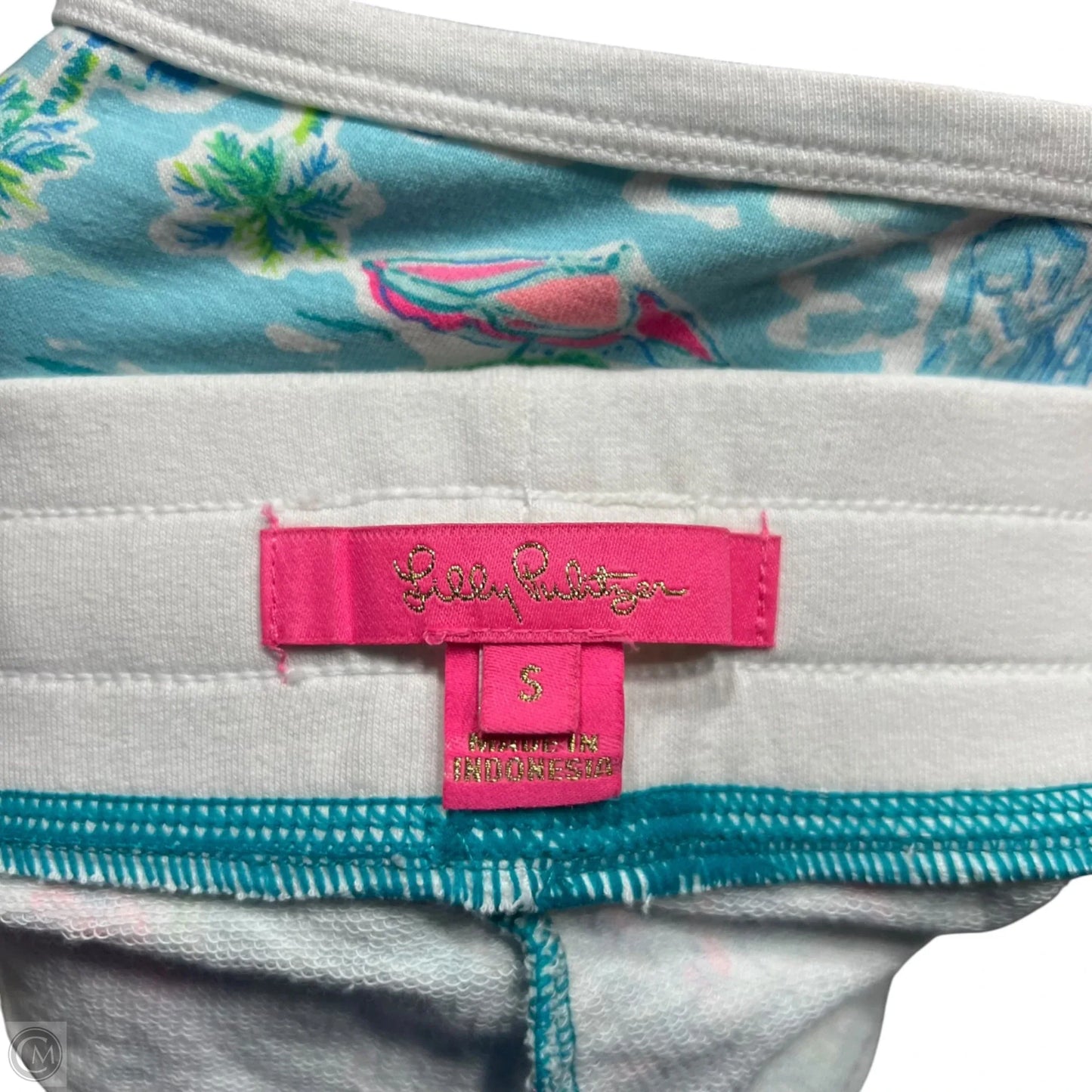 Shorts Designer By Lilly Pulitzer In Blue & White, Size: S