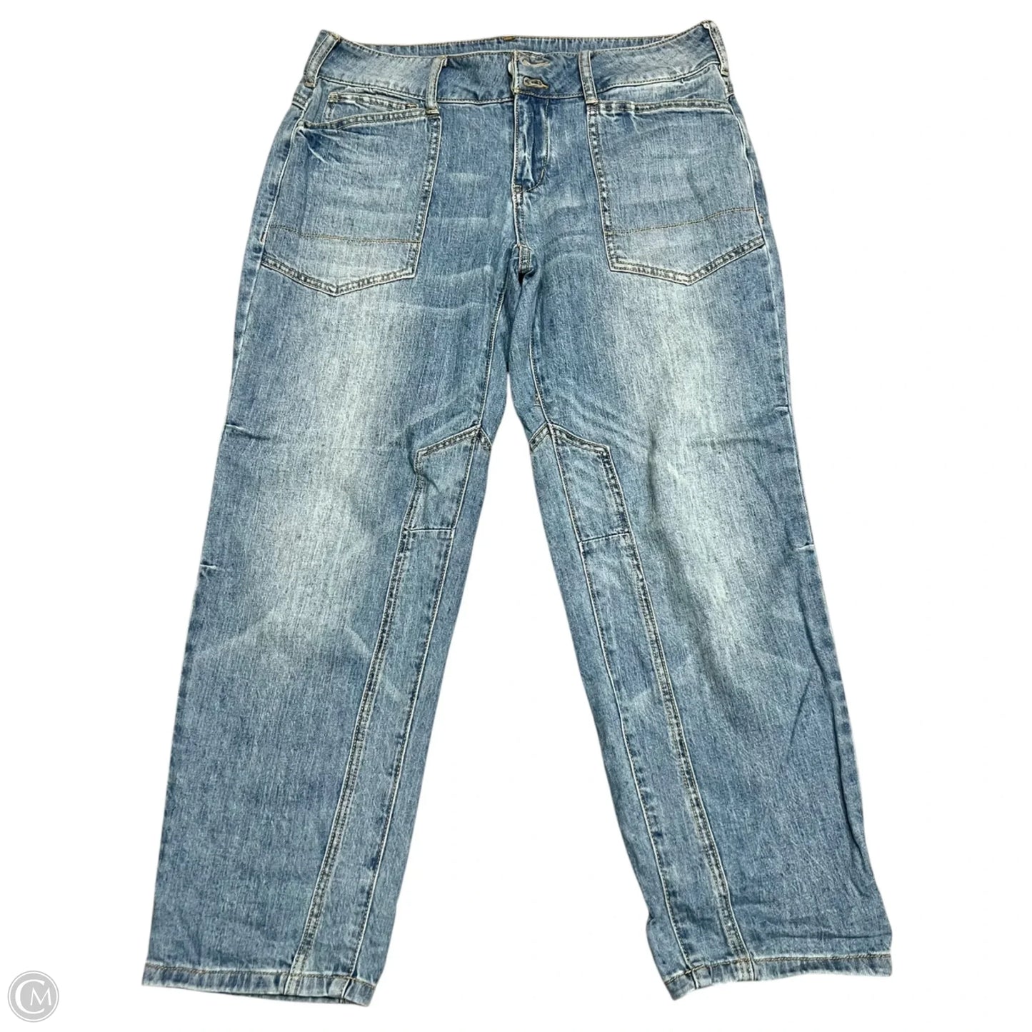 Jeans Wide Leg By Pilcro In Blue Denim, Size: 8