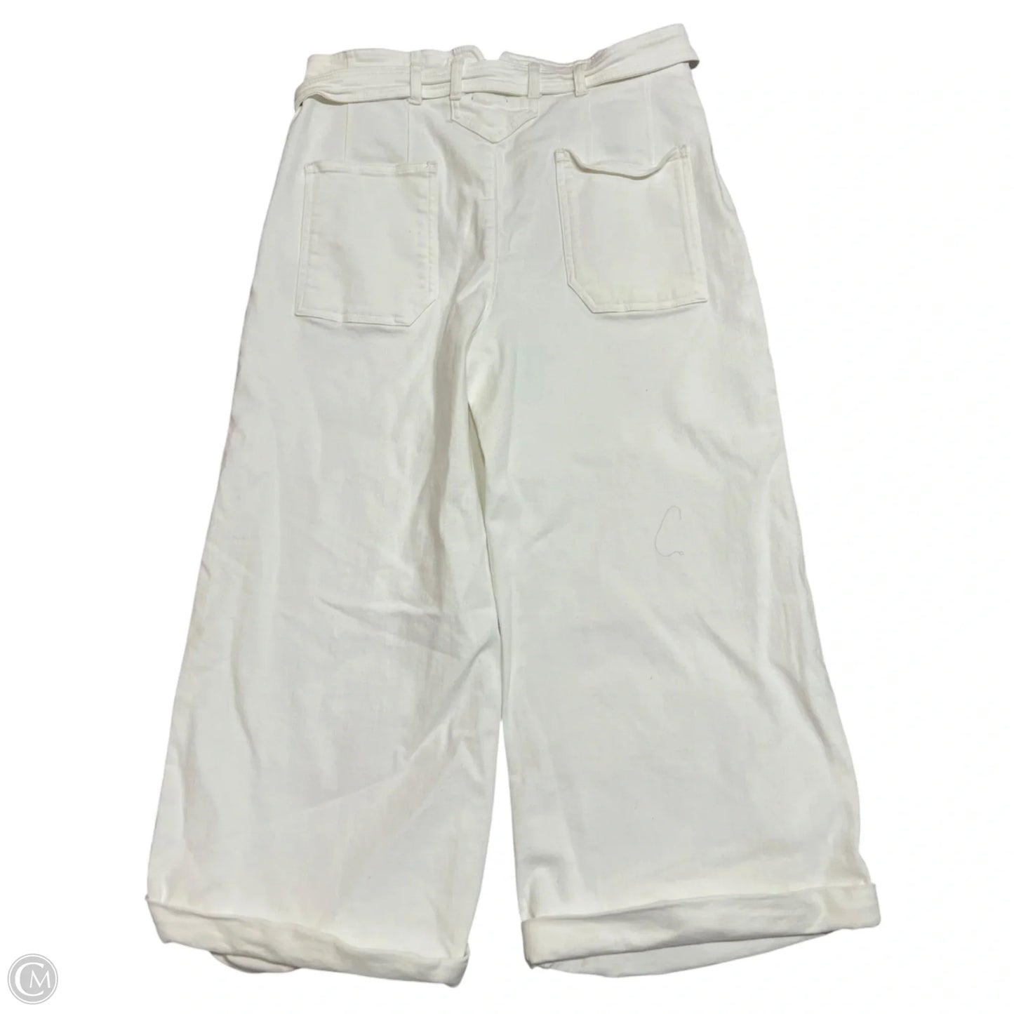 Jeans Wide Leg By Maeve In Cream Denim, Size: 14