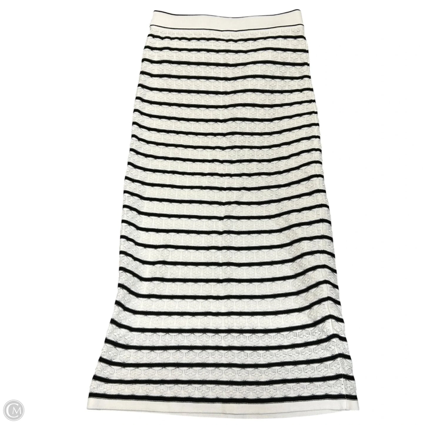 Skirt Maxi By Elie Tahari In Black & White, Size: 4