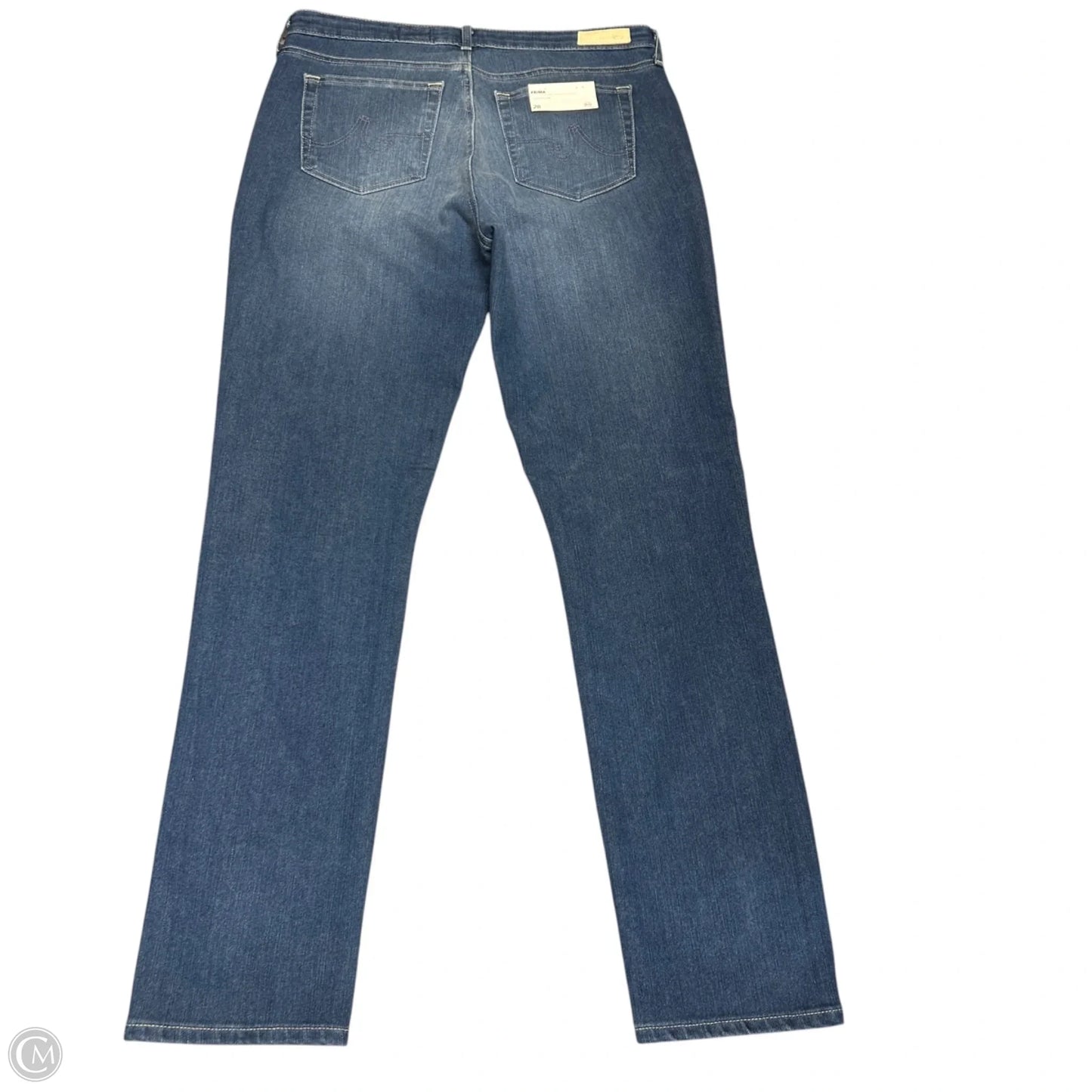 Jeans Straight By Adriano Goldschmied In Blue Denim, Size: 6