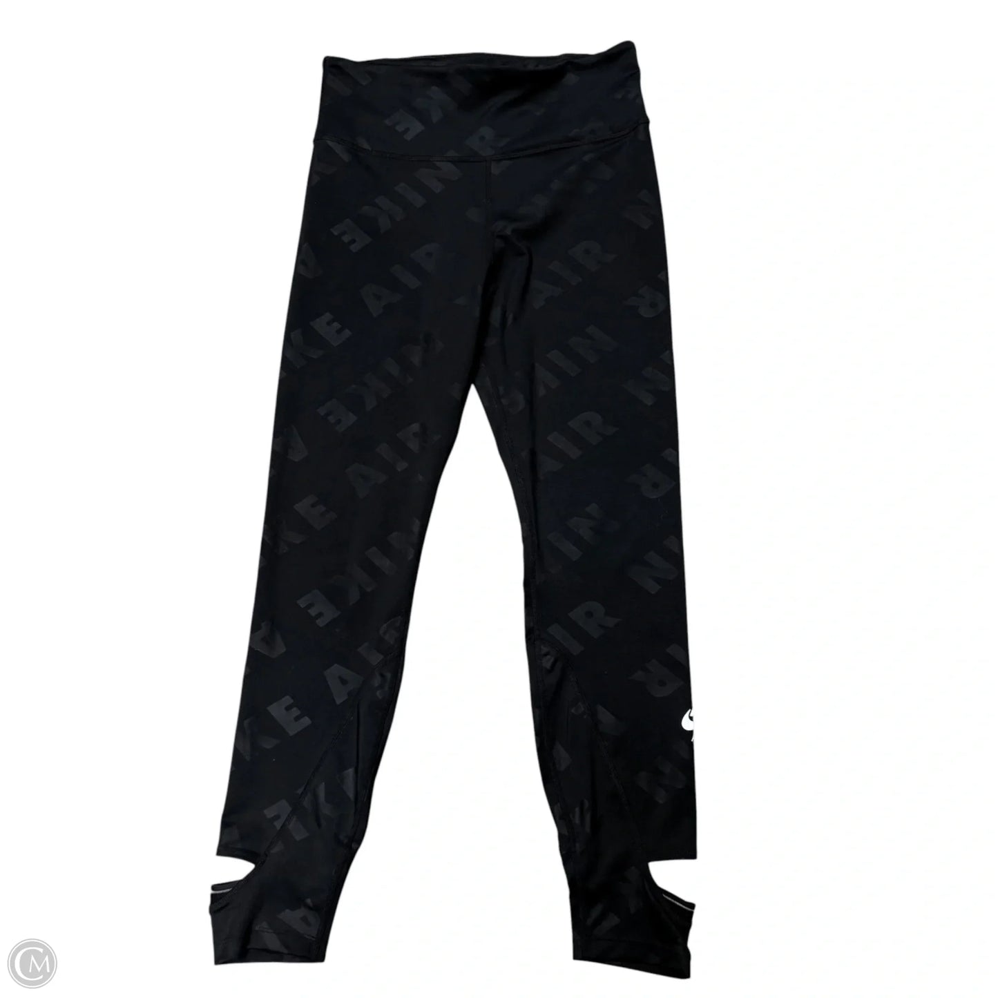 Athletic Leggings By Nike In Black, Size: M