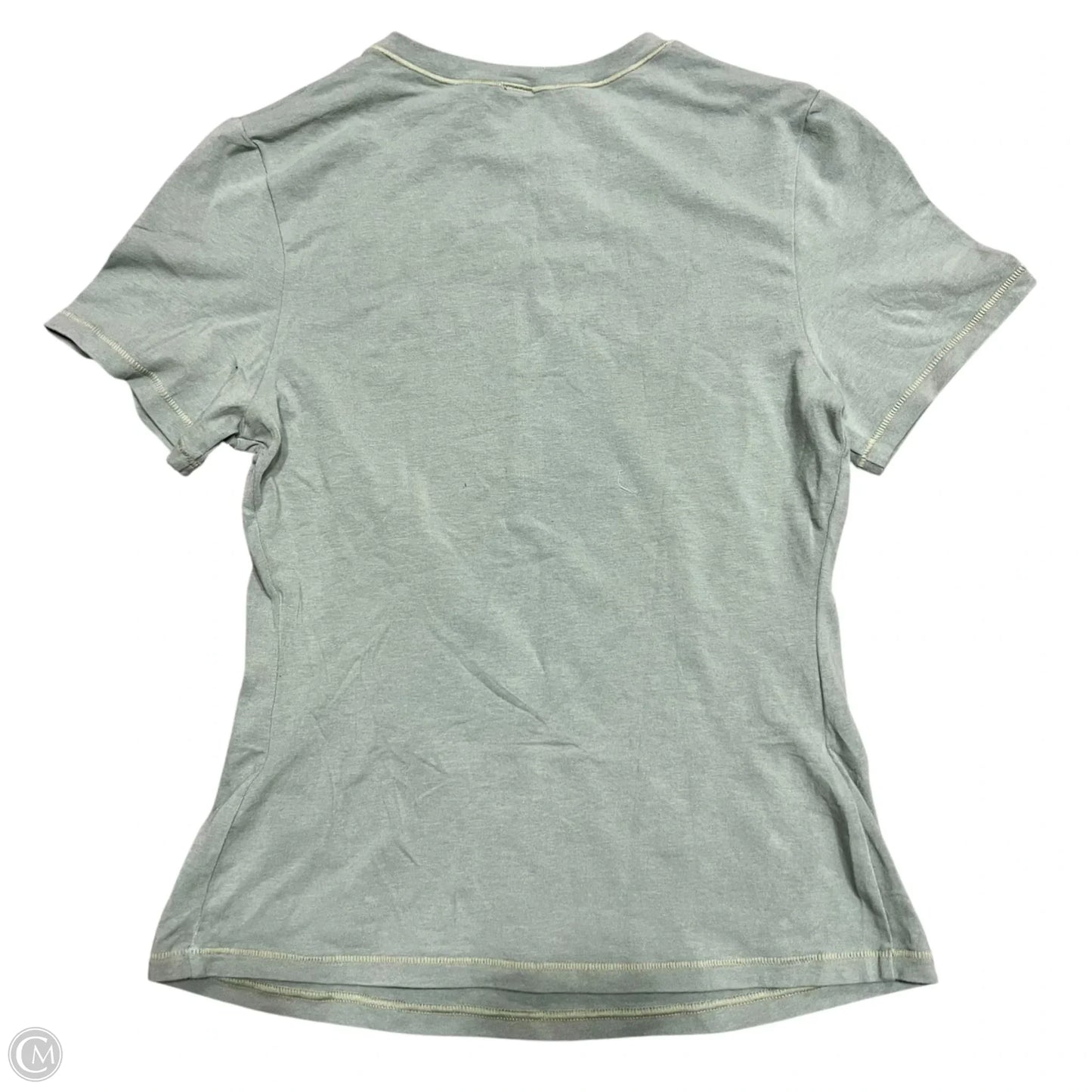 Top Short Sleeve Basic By Skims In Green, Size: M