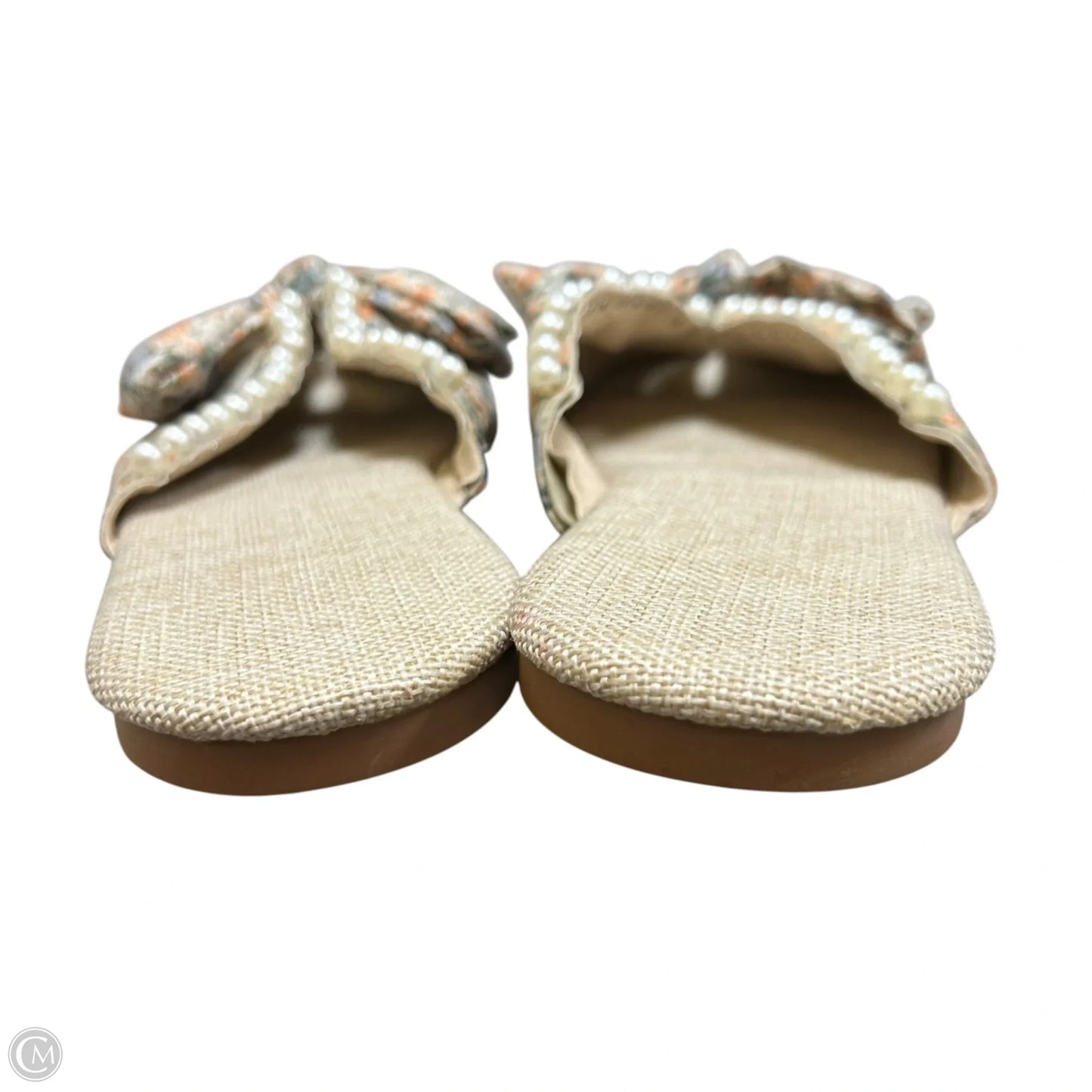Shoes Flats In Floral Print, Size: 7.5