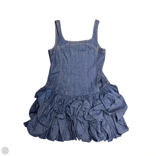 Dress Casual Short By Miss Rosier In Blue Denim, Size: S