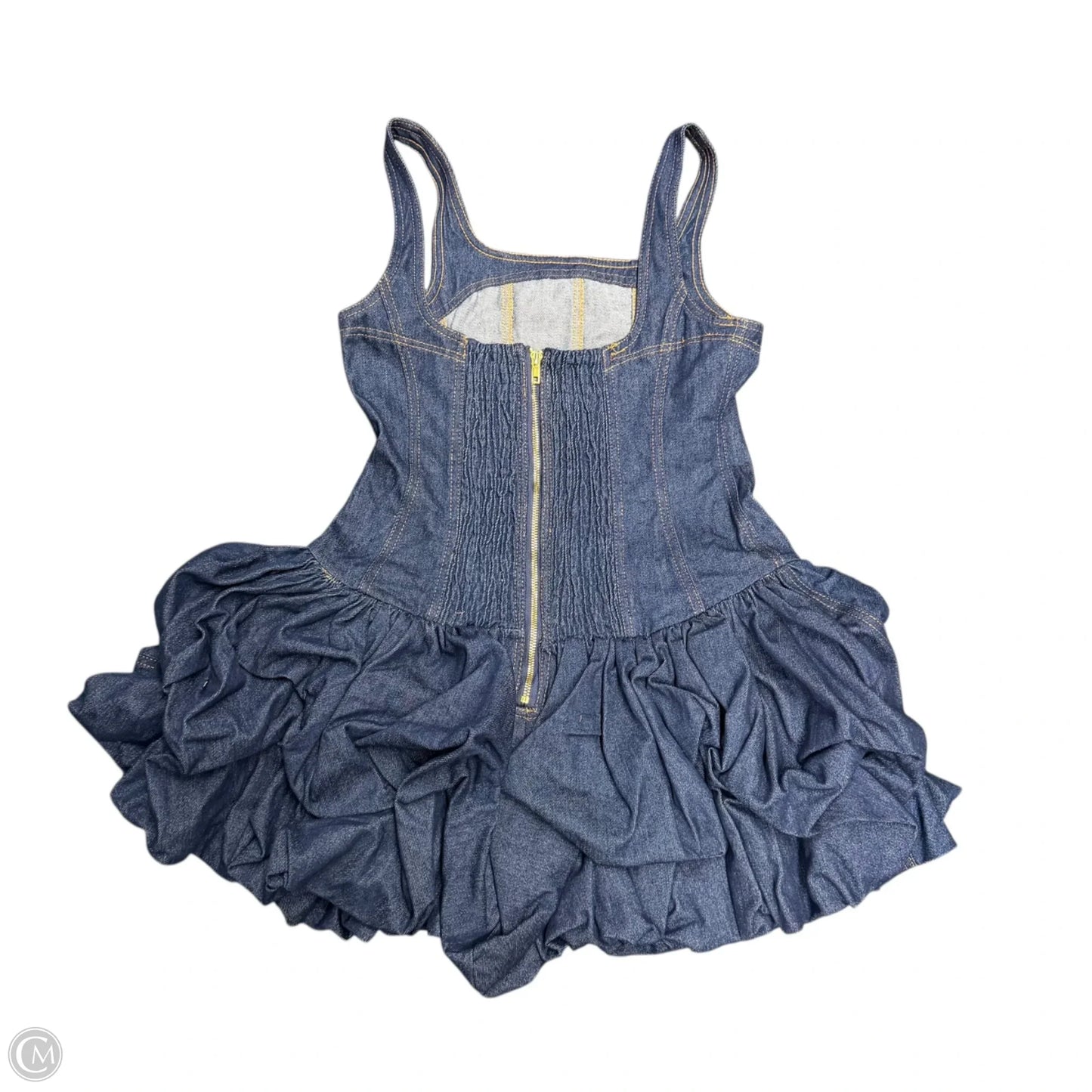 Dress Casual Short By Miss Rosier In Blue Denim, Size: S
