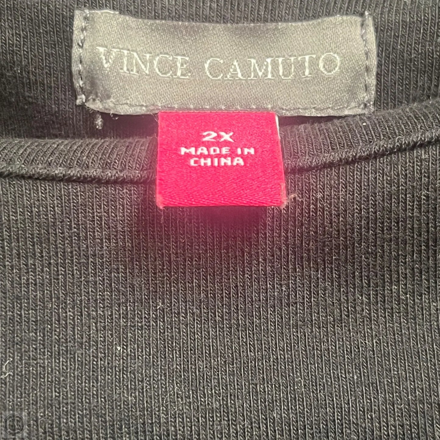 Dress Casual Midi By Vince Camuto In Black, Size: 2x