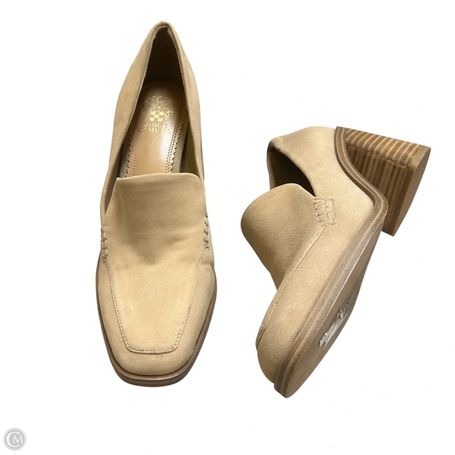 Shoes Heels Block By Vince Camuto In Tan, Size: 7.5