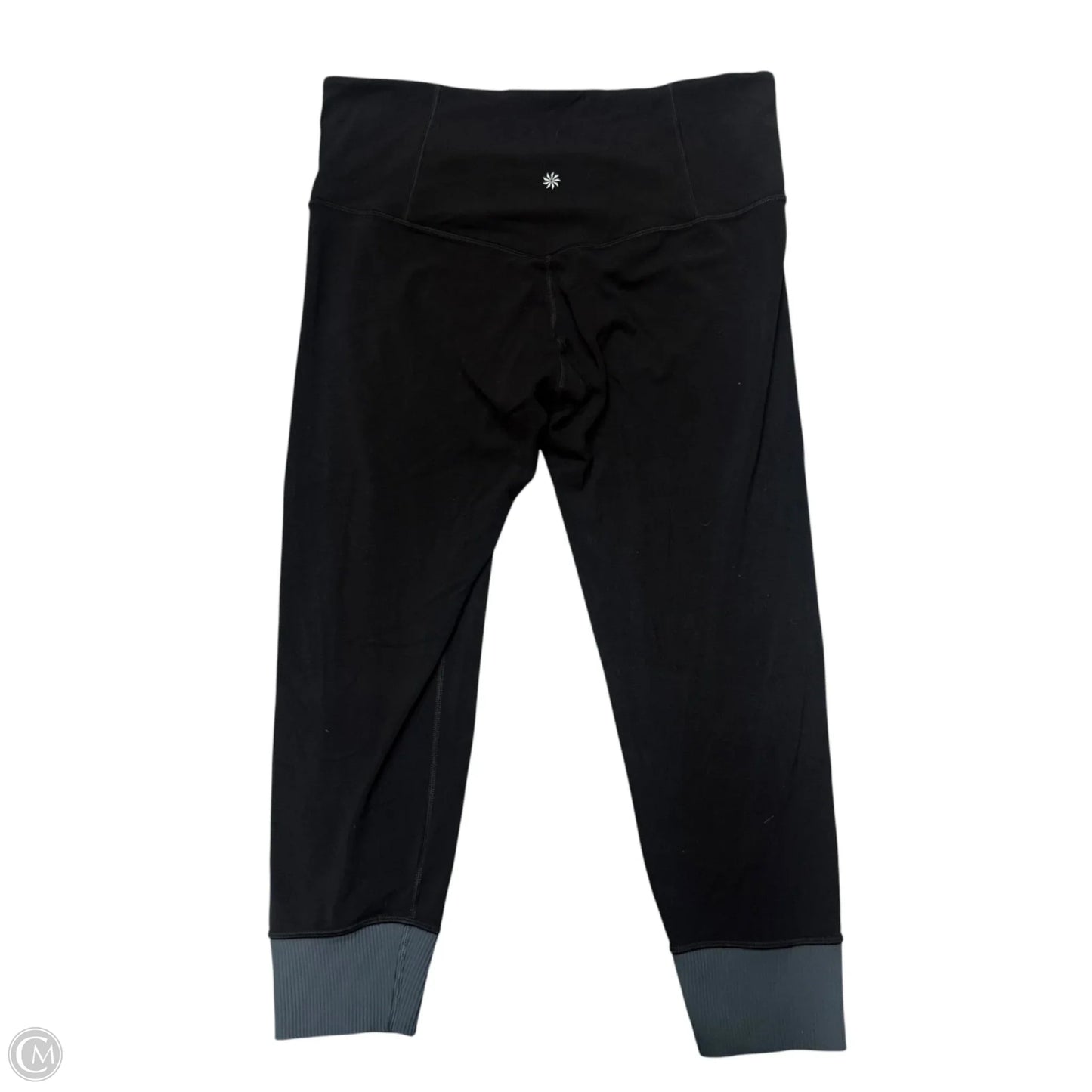 Athletic Leggings Capris By Athleta In Black & Blue, Size: 1x