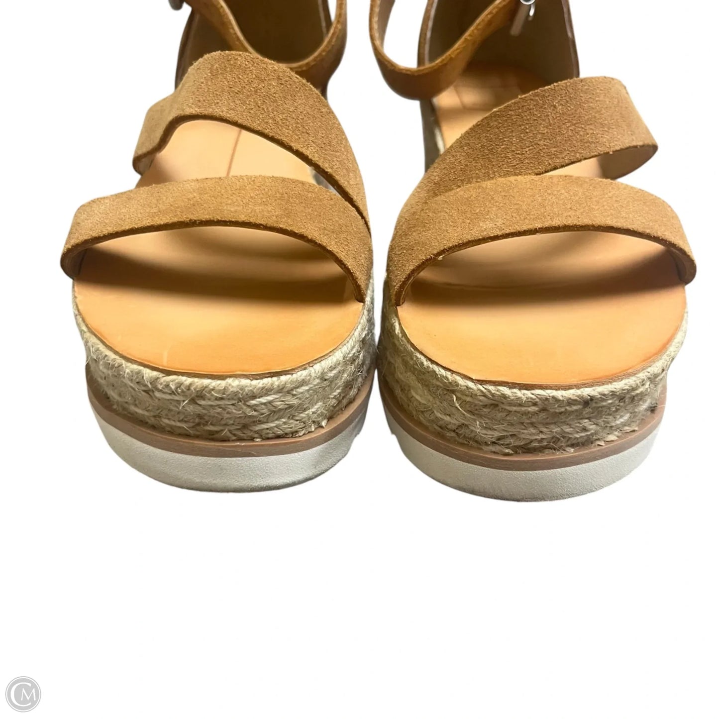 Sandals Heels Wedge By Dolce Vita In Tan, Size: 6.5