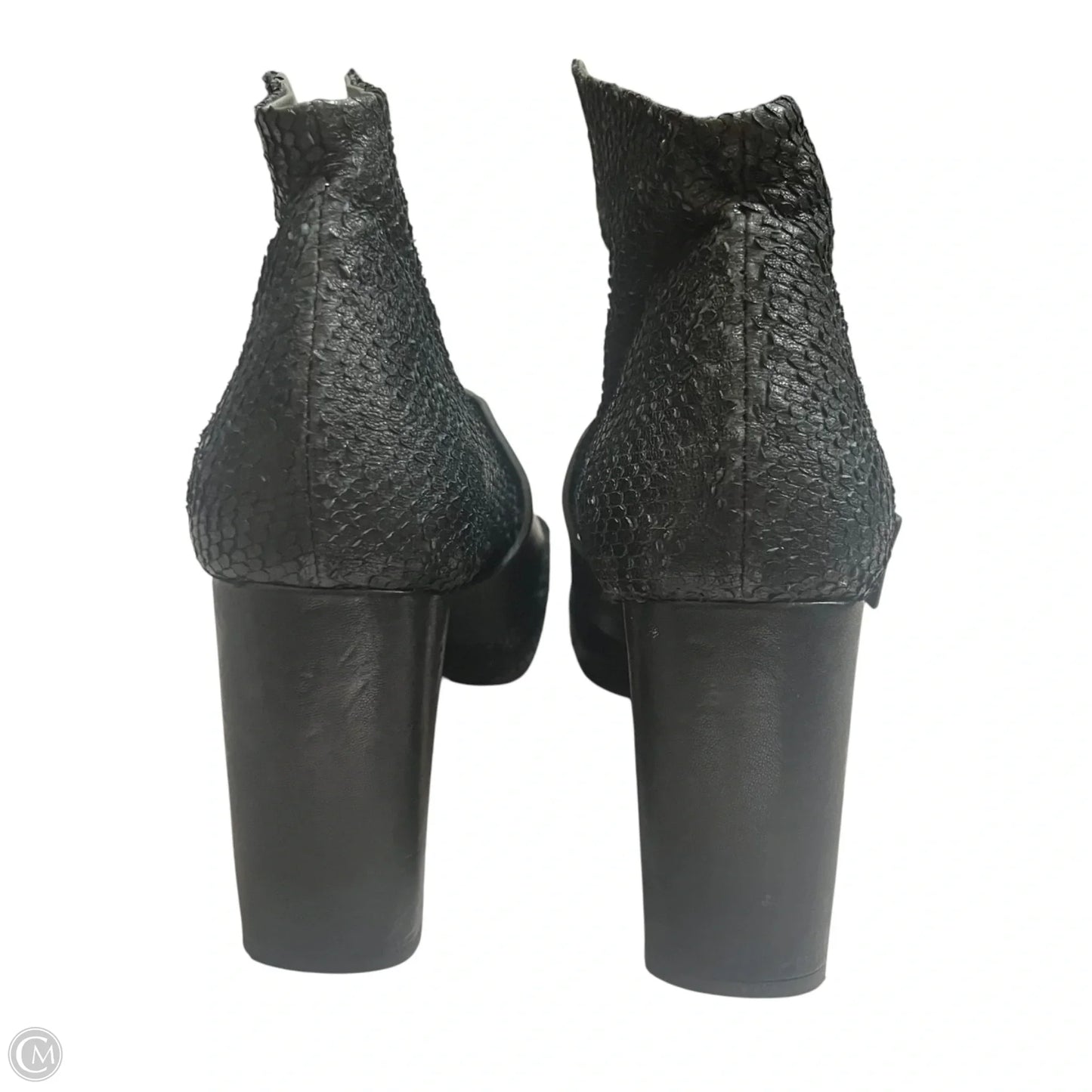 Sandals Heels Block By Ixos In Black, Size: 10.5