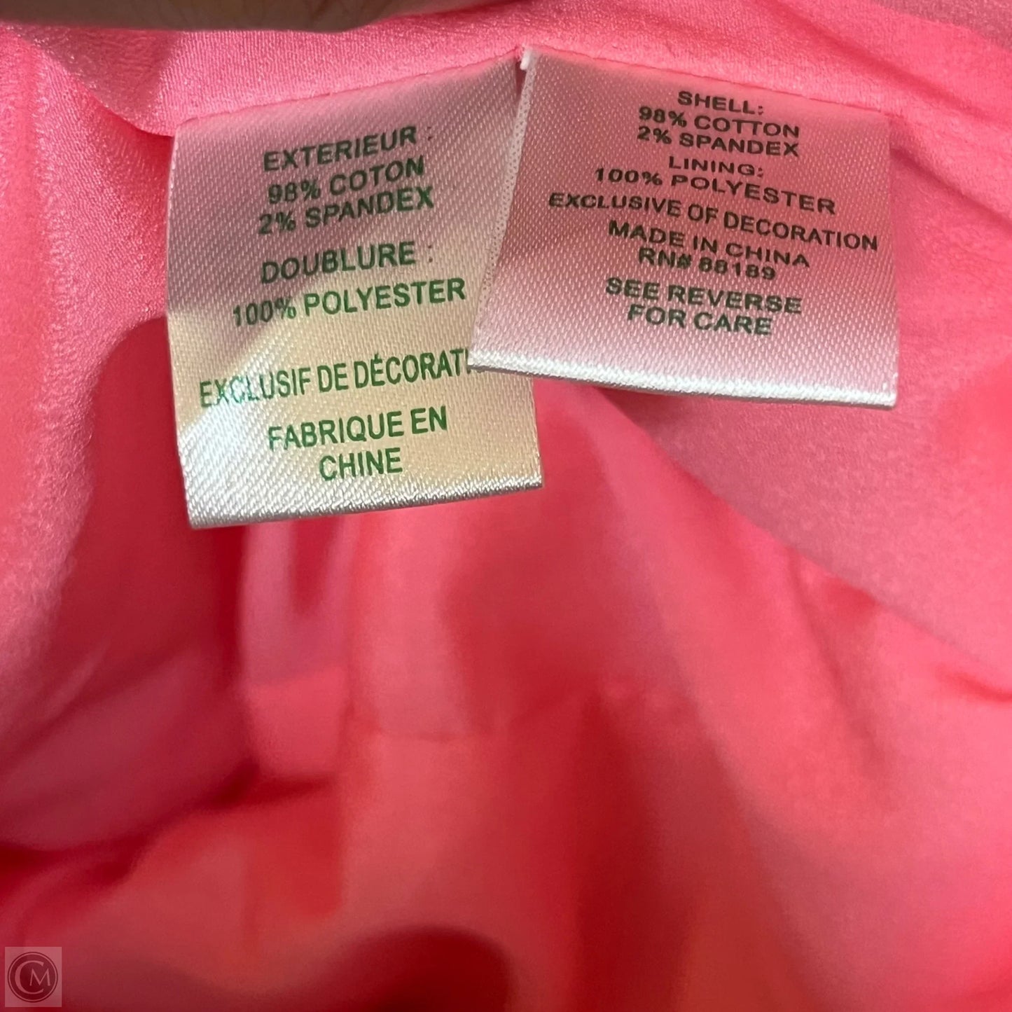 Dress Designer By Lilly Pulitzer In Gold & Pink, Size: Xs
