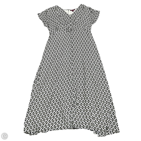 Dress Casual Maxi By Jessica London In Blue & Cream, Size: 4x