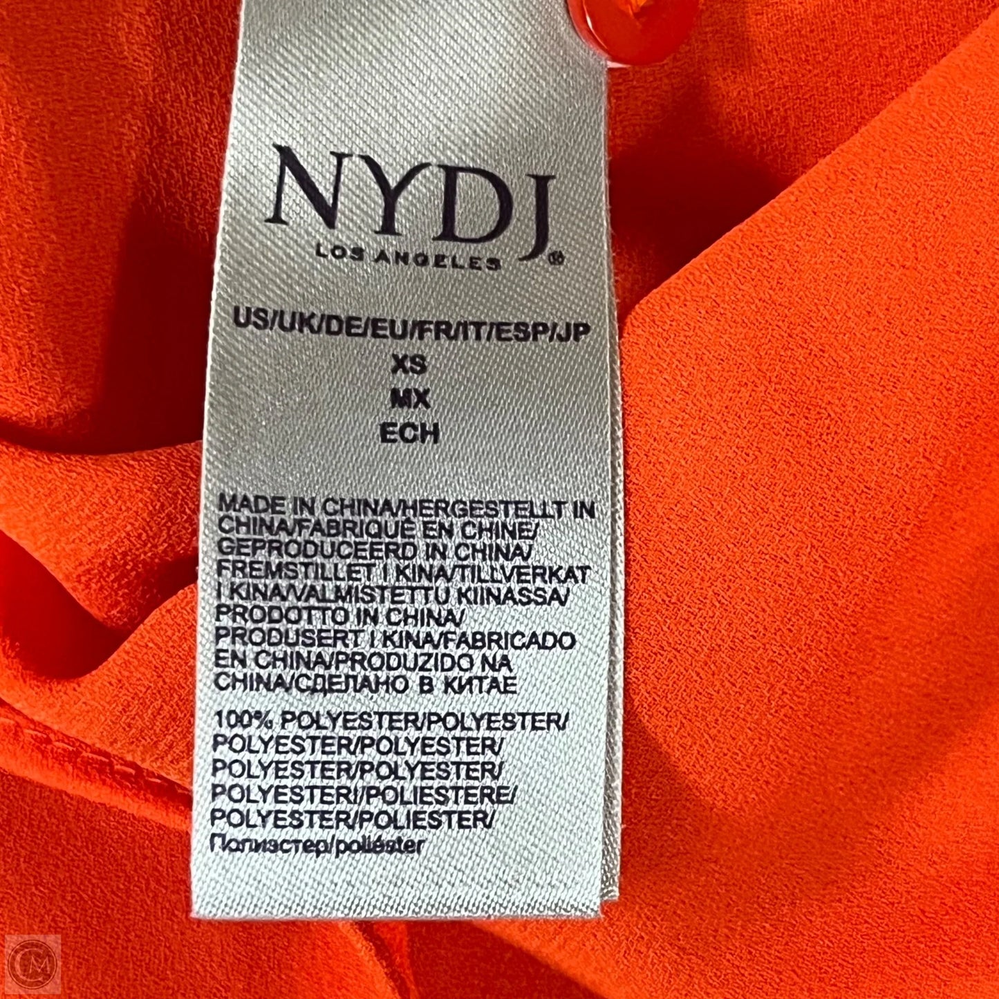 Top Sleeveless By Not Your Daughters Jeans In Orange, Size: Xs